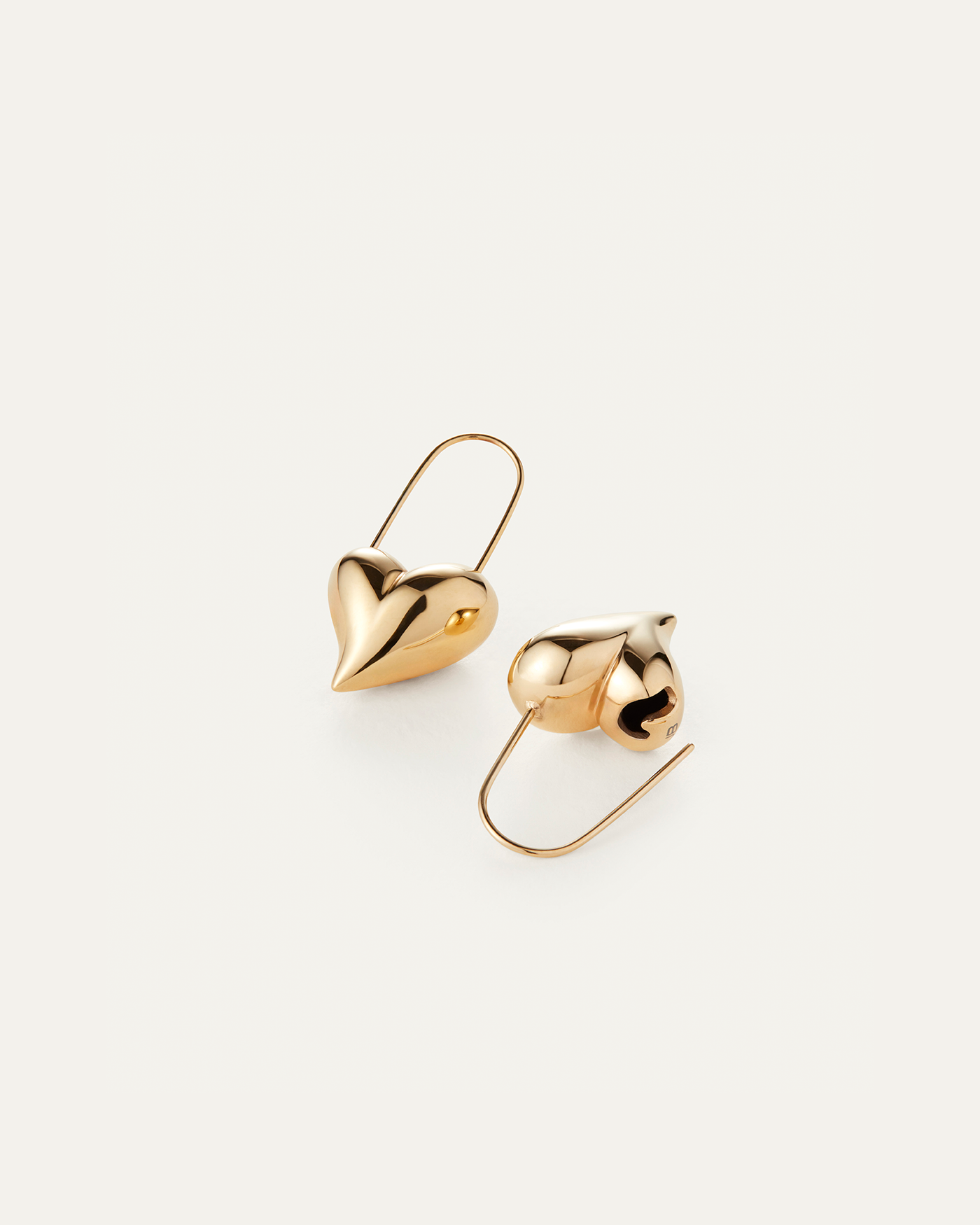 Celeste Heart Earrings for Women - Sterling Silver Dainty Heart Stud Earrings - Perfect for Valentine's Day, Anniversary & Everyday Wear