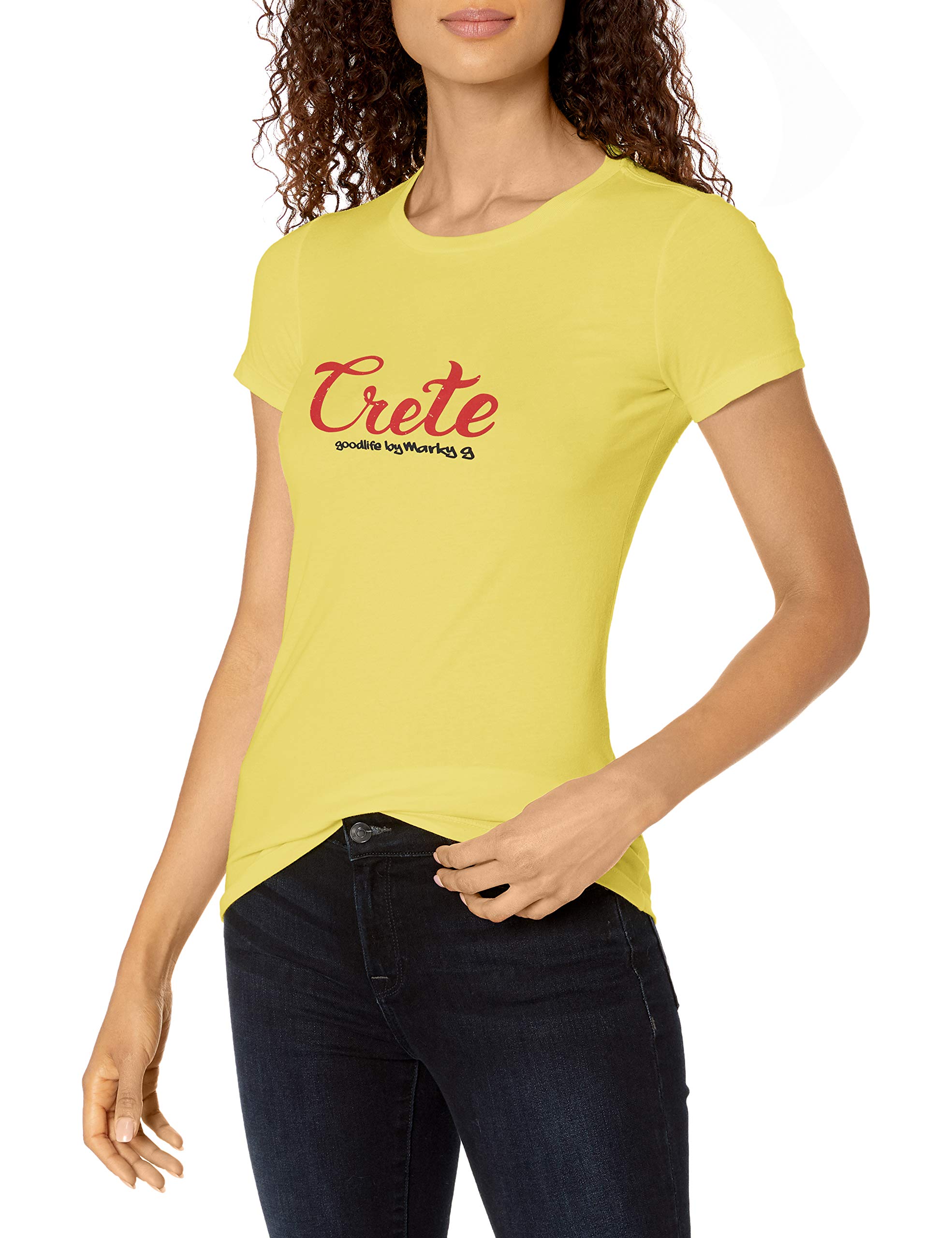 Marky G Apparel Women's 6004 Crew Neck Long Sleeve T-Shirt - Soft Cotton Casual Top for Everyday Wear, Work & Outfits