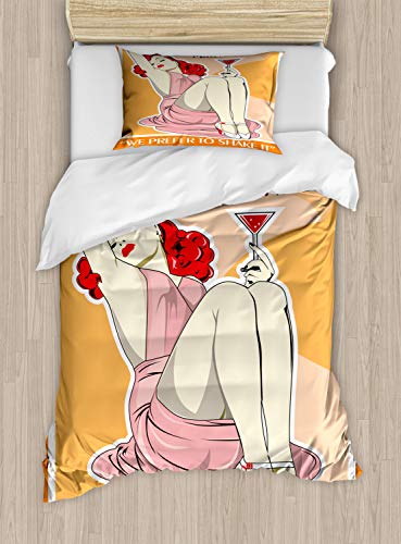 Pale Orange and Scarlet
