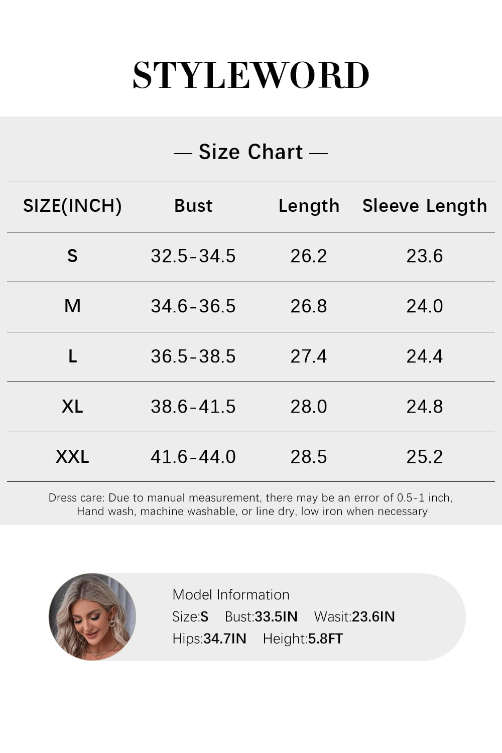 STYLEWORD Women's Blouses 2024 - Trendy Long & Short Sleeve Lace Tunic Tops for Work, Business & Casual Wear | Fall Fashion Office Shirts & Dressy Tops for Women