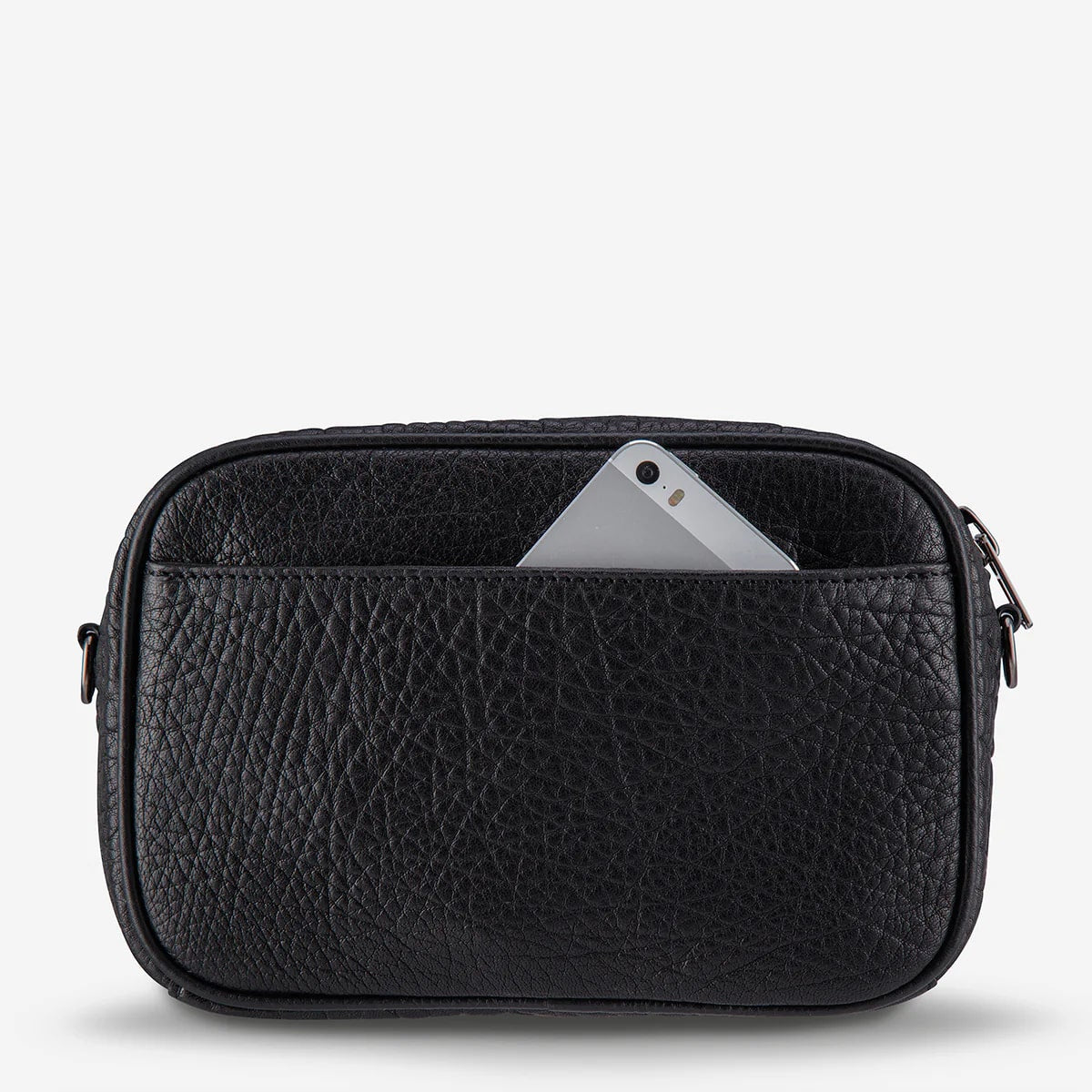 Status Anxiety Plunder Bag - Black Bubble Crossbody Bag for Women | Fashionable & Trendy Purse for Everyday Use, Work, and Travel