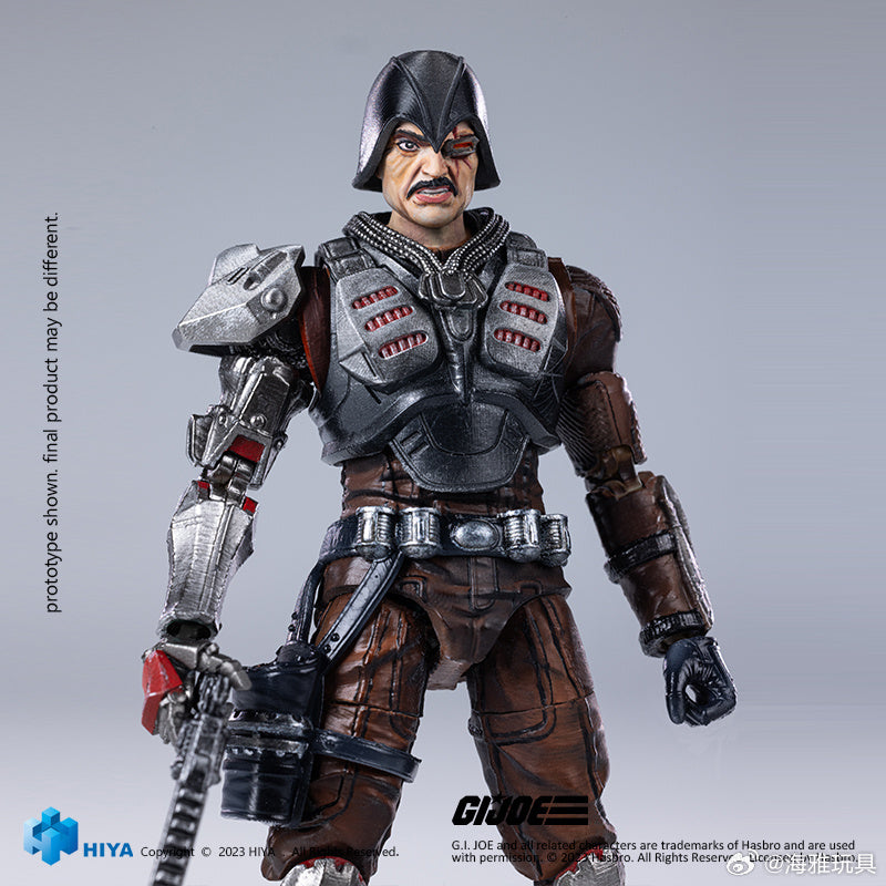 1/18 Scale HIYA 4-Inch Action Figure - Exquisite Mini Series G.I.Joe Major Bludd Collectible Toy for Display & Play | Perfect for Collectors, Gift Giving & Role-Playing Scenes