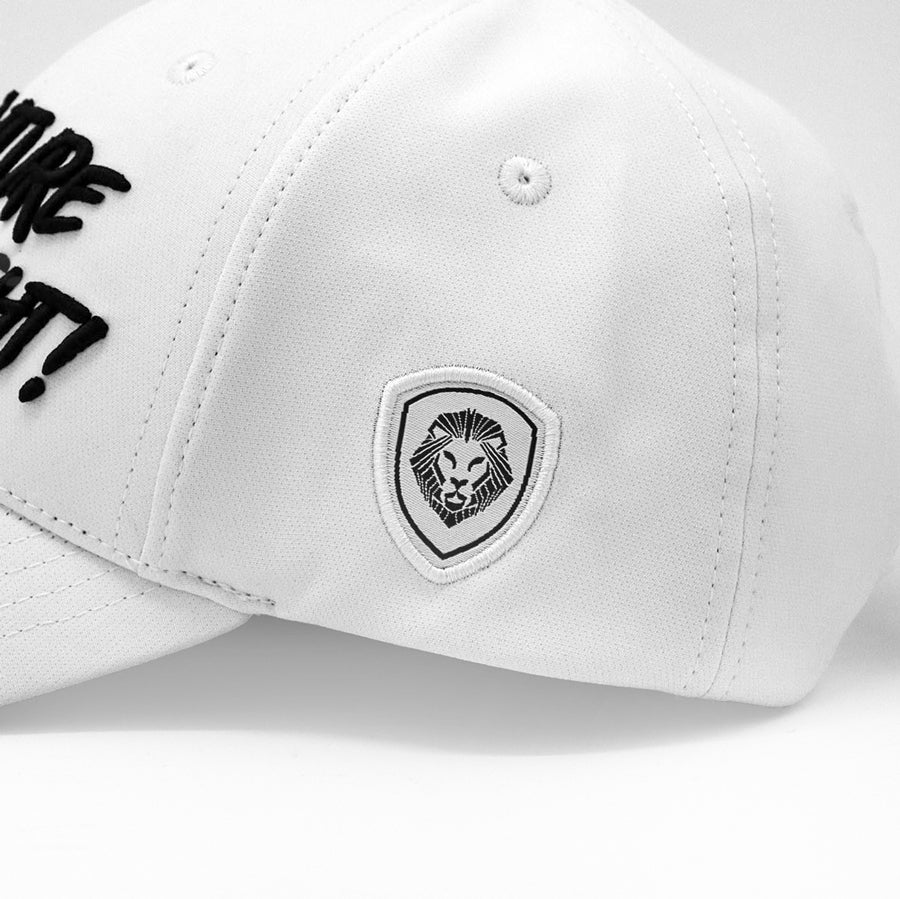 Future Looks Bright White & Black Snapback Hat - Stylish Adjustable Baseball Cap for Men & Women - Perfect for Sports, Casual Wear & Outdoor Activities