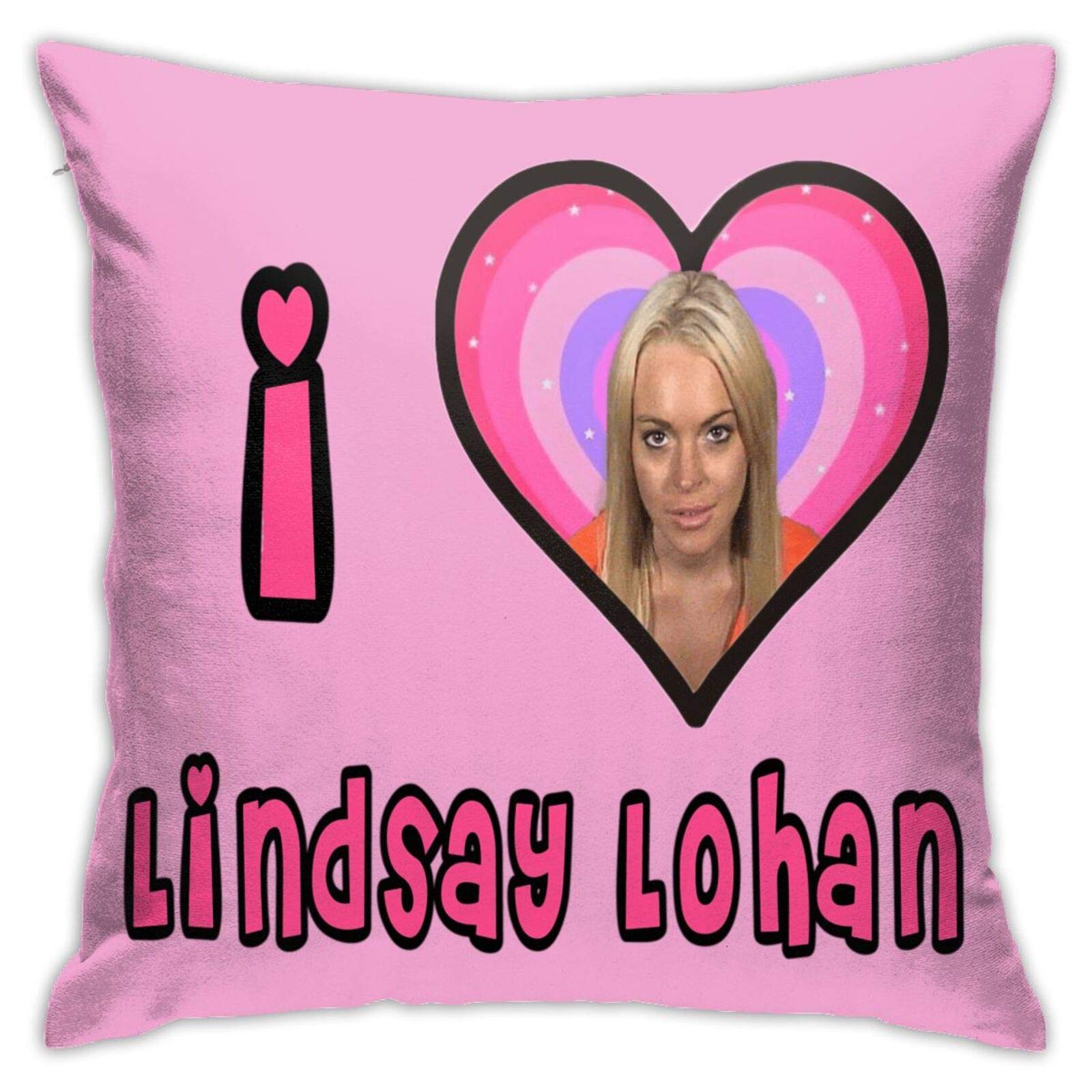 Trendy Y2K Lindsay Pullover Hoodie Pillowcases - Soft Floor Pillows, Sofa Cushions & Car Seat Covers - Cozy Home Decor for Living Room, Bedroom & Vehicle Interior