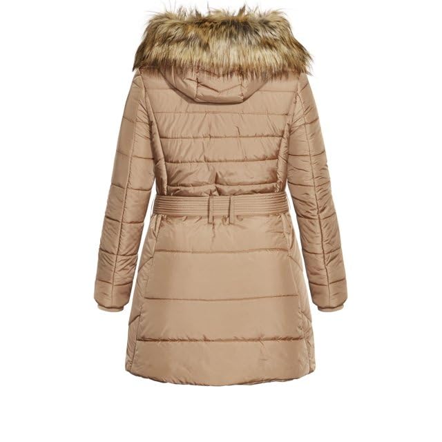 Women's Lightweight Longline Puffer Jacket - Warm Winter Coat for Outdoor Activities, Travel & Daily Wear