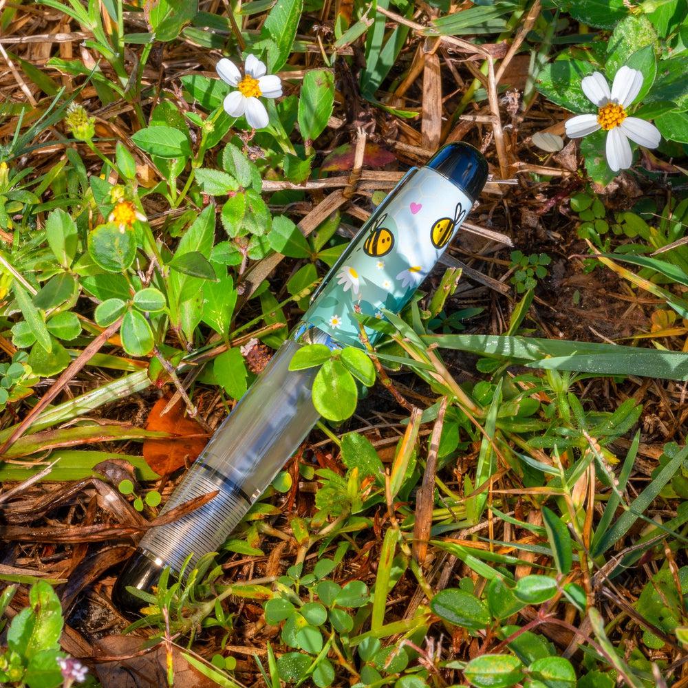 Opus 88 × Doodles Damari Outdoor Series Busy Bee Fountain Pen - Premium Japanese Eyedropper Fountain Pen for Writing, Sketching & Journaling - Perfect Gift for Artists, Writers & Pen Enthusiasts