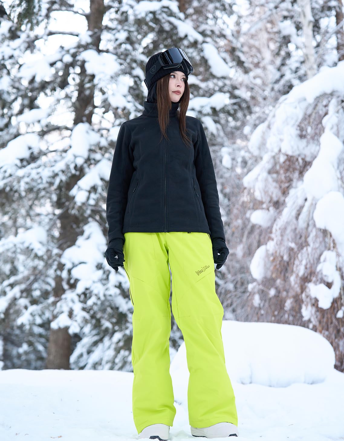 **Waterproof Insulated Ski & Snowboard Pants for Men & Women - Windproof Winter Snow Pants with Warm Lining for Skiing, Snowboarding & Hiking**