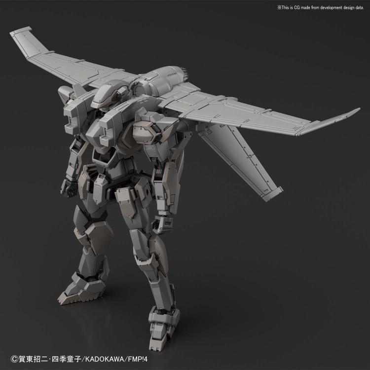 Bandai 1/60 Full Metal Panic: Invisible Victory ARX-7 Arbalest Ver.IV with XL-2 Booster Model Kit - Anime Action Figure for Collectors & Display - Perfect for Gundam Fans & Mecha Enthusiasts