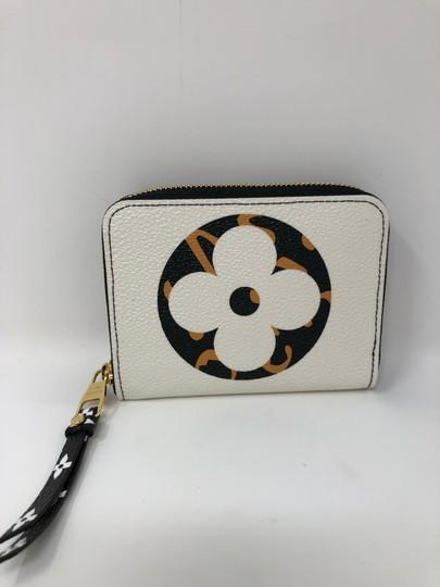 LV Jungle Zippy Coin Purse - Giant Monogram Ivory Wallet for Women | Luxury Small Leather Card Holder for Everyday Use & Travel Accessories