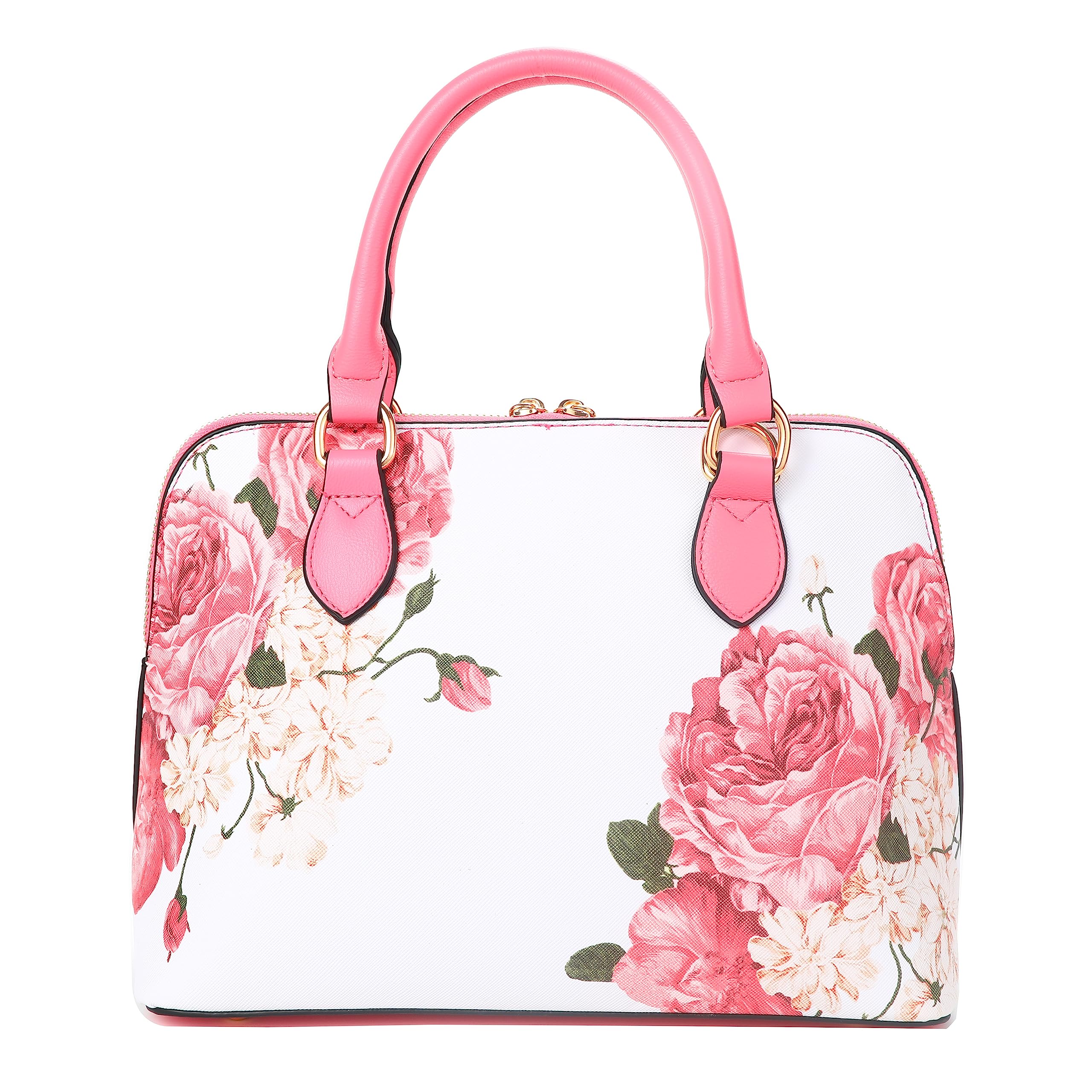 Stylish Floral Crossbody Bag for Women - Small Zip Satchel Purse, Trendy Shoulder Handbag & Tote - Perfect for Daily Use, Shopping, Travel & Date Night