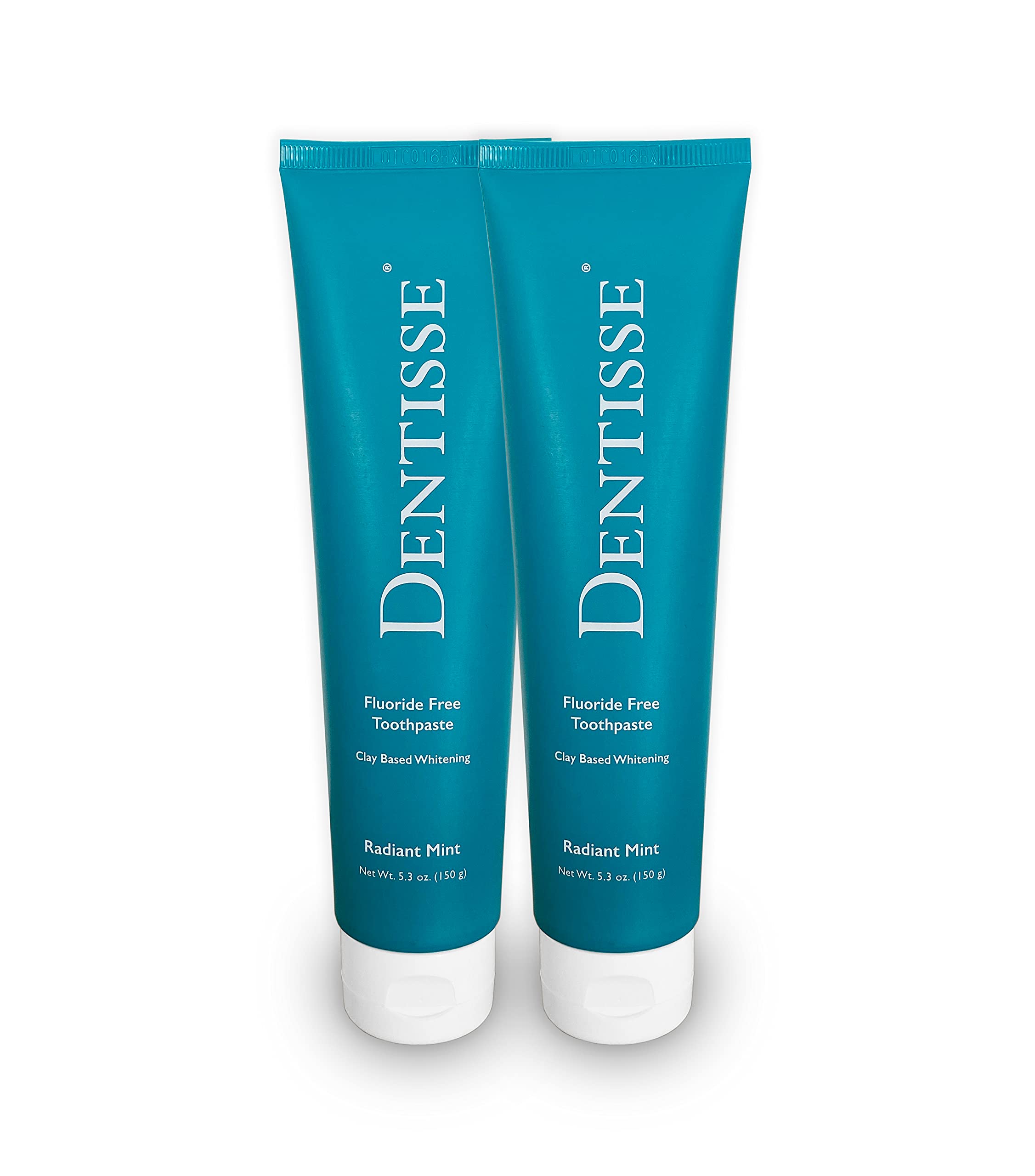 **Dentisse Natural Whitening Toothpaste Fluoride Free - Brighten Teeth & Enhance Smile - 5.3oz Radiant Mint (2-Pack) - Safe for Sensitive Teeth & Daily Oral Care**    *(Perfect for Home Use, Travel, or Gifting - Promotes Fresh Breath & Stain Removal)*