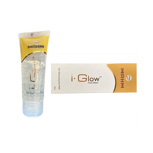 iGlow Brightening Face Wash - 60gm for Glowing Skin | Gentle Cleanser for Daily Use | Perfect for Morning & Night Skincare Routine