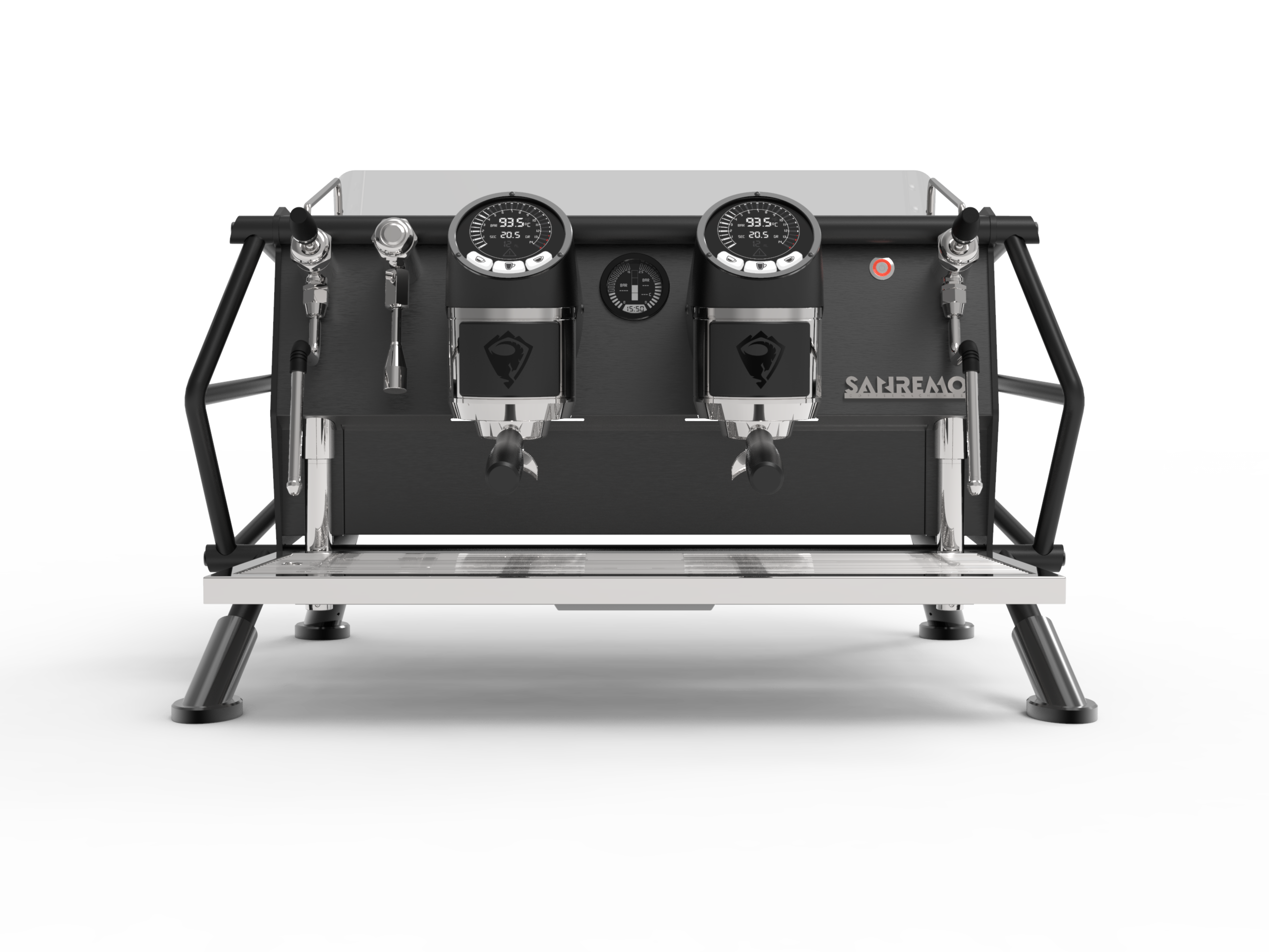 Sanremo Café Racer Naked Espresso Machine 2 Groups - Professional Commercial Coffee Maker for Cafes & Restaurants - Perfect for Specialty Coffee Shops & Baristas