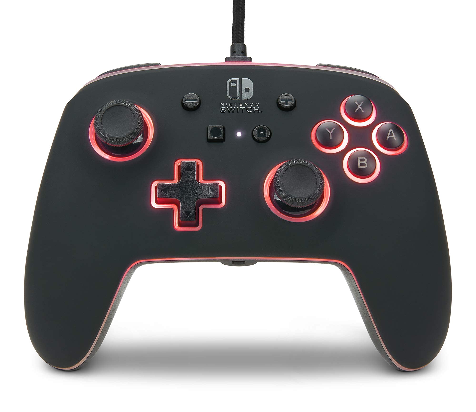 PowerA Spectra Enhanced Wired Controller for Nintendo Switch - Officially Licensed Gaming Gamepad with LED Light Effects | Perfect for Mario Kart, Super Smash Bros & Multiplayer Gaming Sessions