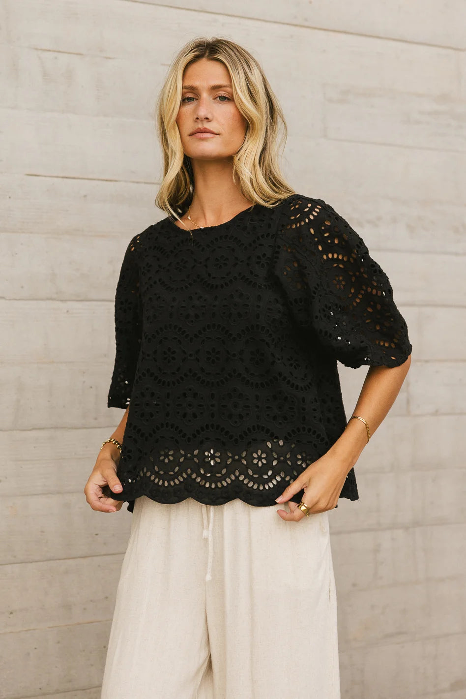 Meant To Be Top in Black - Women's Fashion Blouse for Work & Evening Outfits | FINAL SALE