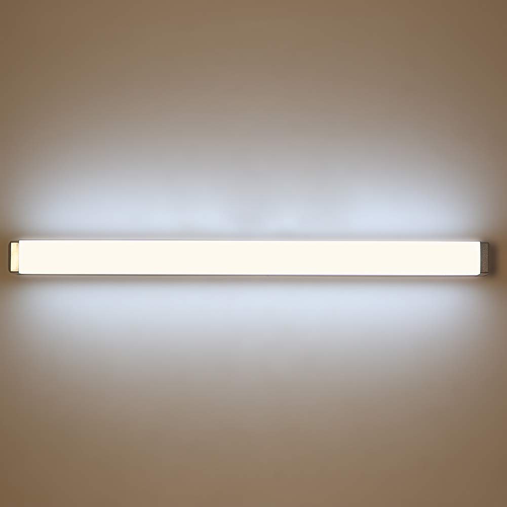 12 Inch 8W LED Vanity Light Fixture - 4000K Natural White Light - IP44 Waterproof - Modern Aluminum Bathroom Mirror Lighting - Perfect for Makeup Vanity, Dressing Room & Bathroom Mirror Front Lighting