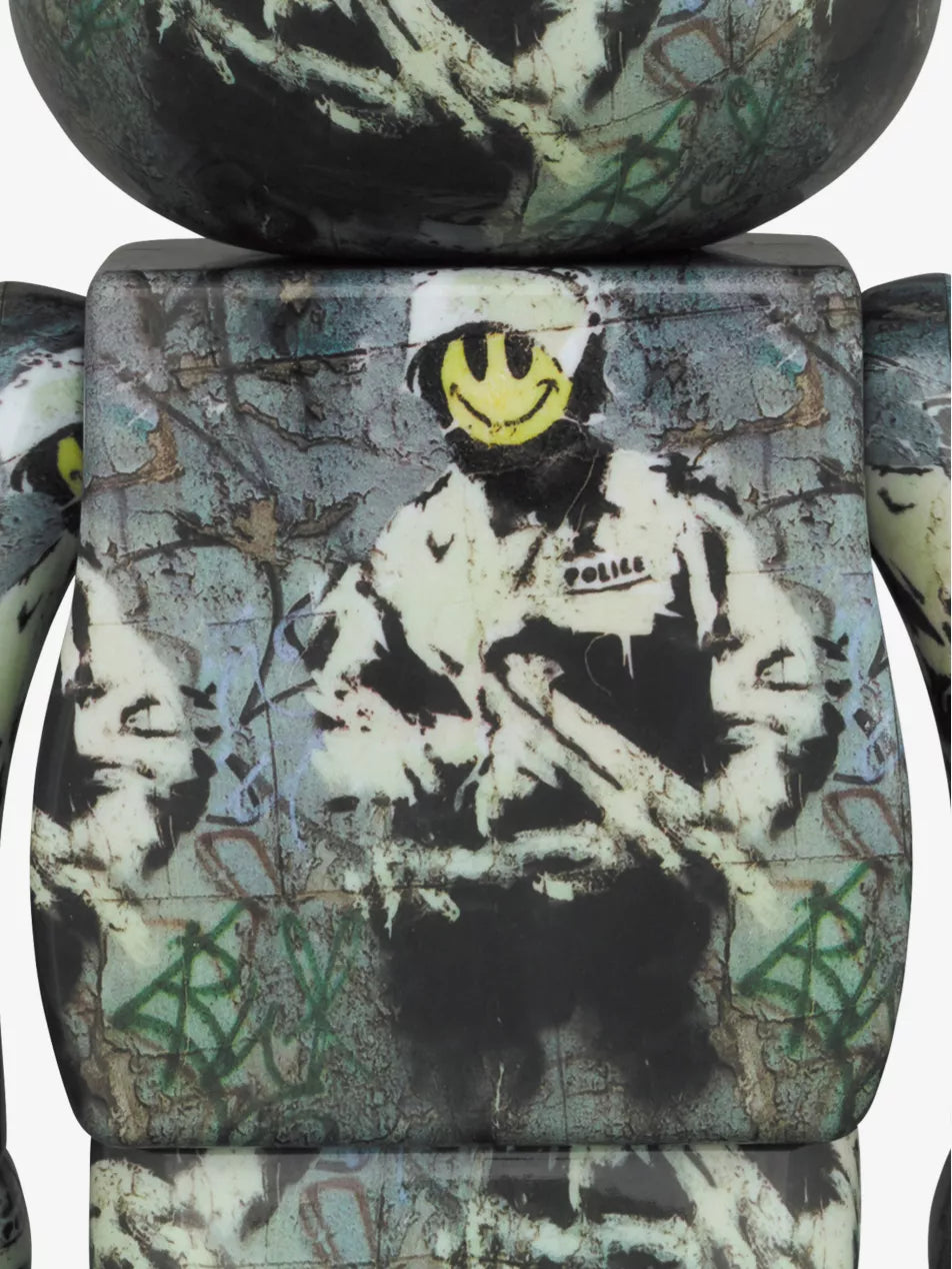 BE@RBRICK RIOT COP 1000% Collectible Vinyl Figure - Limited Edition Art Toy for Display & Investment | Perfect for Home Decor, Office Display & Collector's Showcase