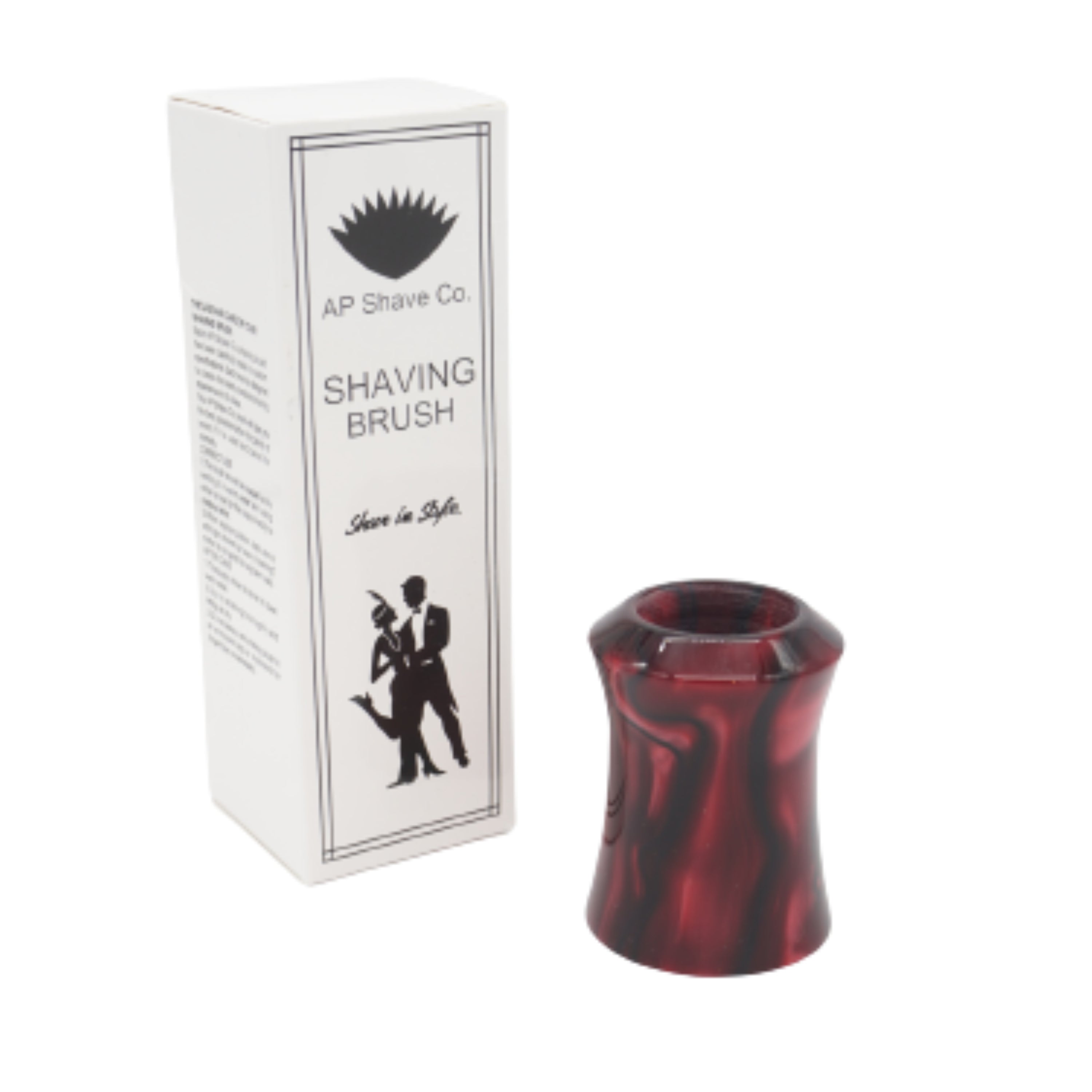 Premium True Blood Handcrafted Shaving Brush Handle - Fits 24mm & 26mm Knots - Perfect for Wet Shaving & Grooming Gifts for Men