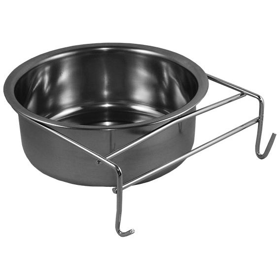 Stainless Steel Hanging Cup with Hooks - 1.34 Liter (45 oz) Capacity, 185mm Diameter - Perfect for Camping, Hiking, and Outdoor Adventures