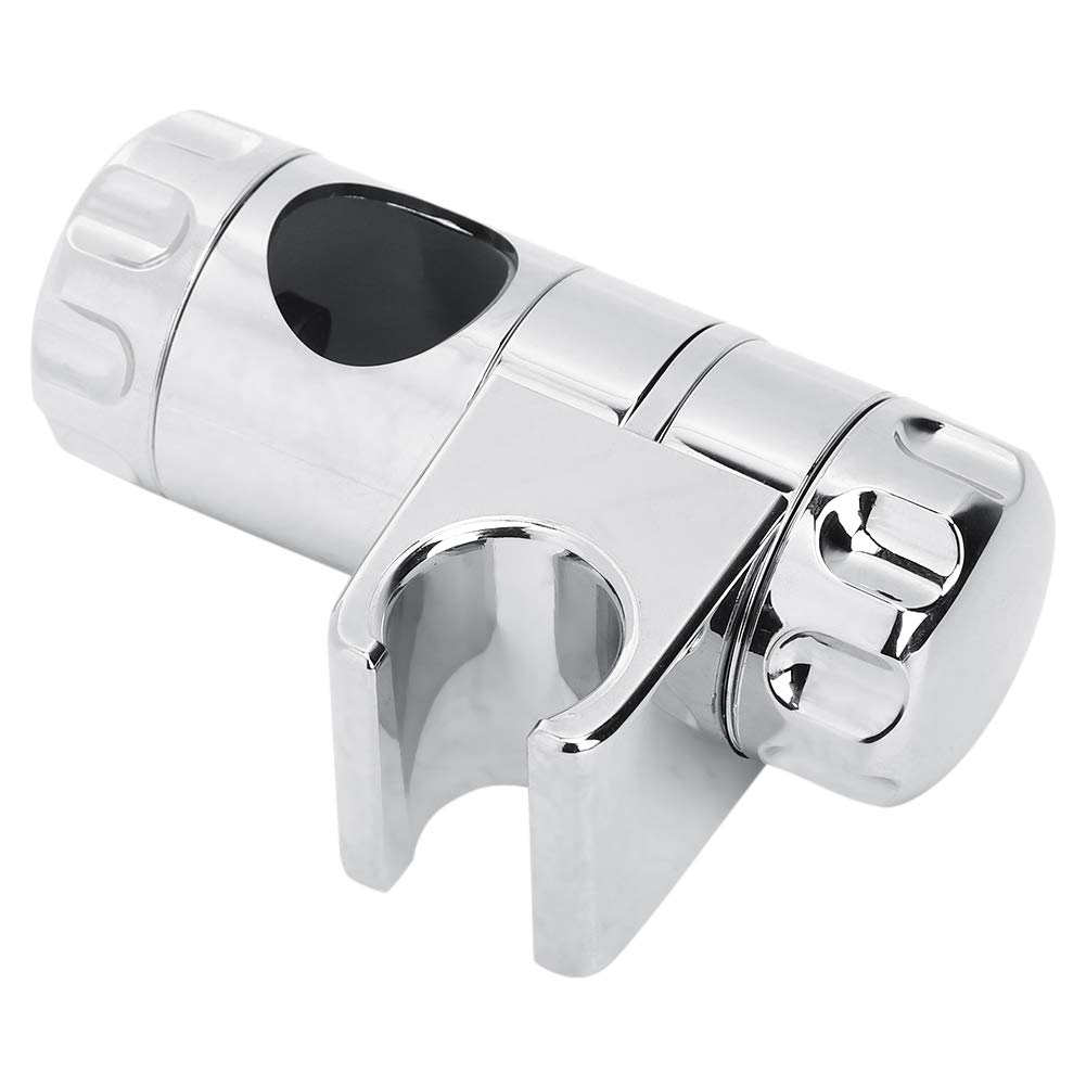 25mm Shower Head Bracket Holder - Replacement Shower Rail Clamp for Slide Shower Arms & Bars - Perfect for Bathroom Renovation & Handheld Shower Installation