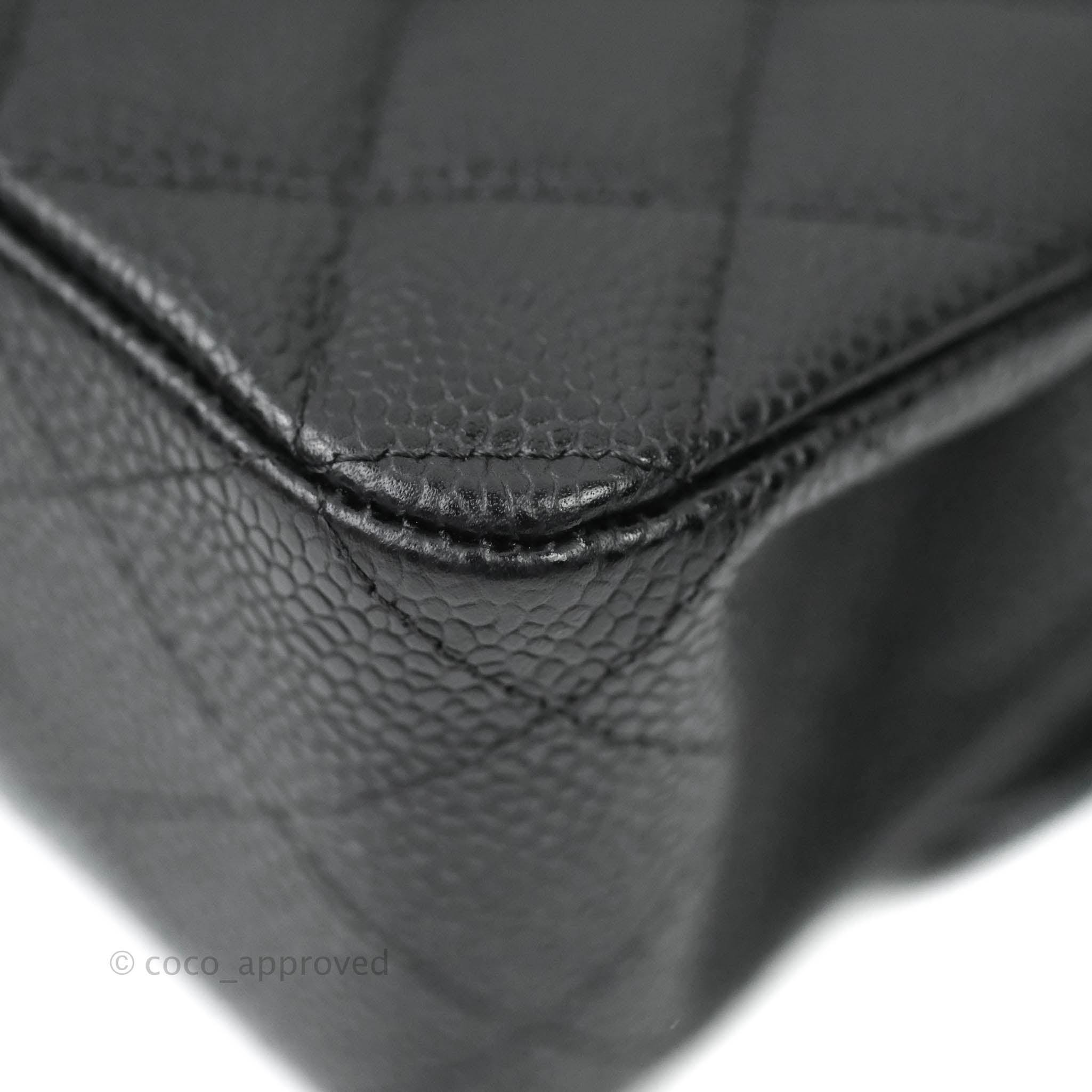 Chanel Classic Medium Double Flap Bag Black Caviar Leather with Gold Hardware - Luxury Shoulder Bag for Women, Perfect for Work, Parties & Special Occasions