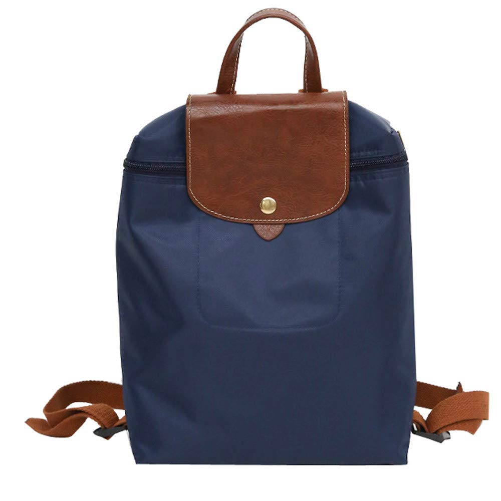 Women's Anti-Theft Travel Backpack - Lightweight Nylon Foldable Shoulder Bag with Zipper, Casual Daypack for School, Work & Outdoor Adventures