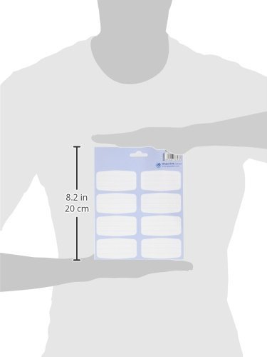 Erik Blue Self-Adhesive Stickers - Multipurpose Labels for Food, Gifts & School - Waterproof Sticky Labels for Organization, DIY Projects & Classroom Supplies