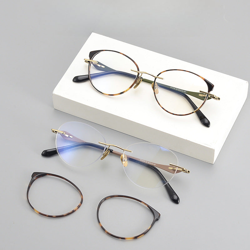 Sherry Versatile Cat Eye Acetate Glasses Frame - Stylish Women's Eyewear for Work & Everyday Use | Trendy Retro Fashion Accessory