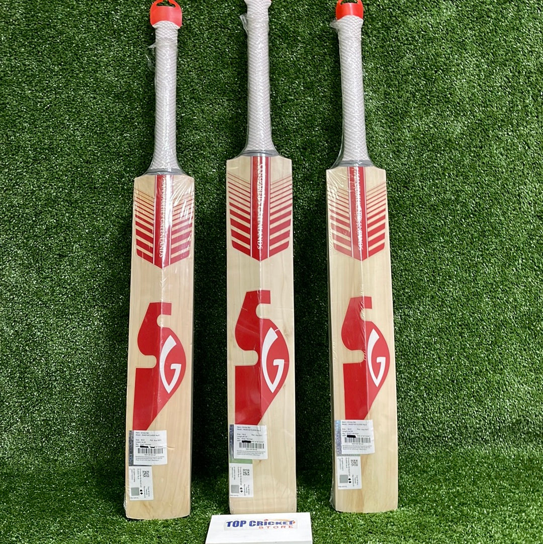 SG Maxstar Classic English Willow Junior Cricket Bat - Lightweight & Durable for Youth Cricket Training & Matches - Perfect for Practice, Games & Tournaments