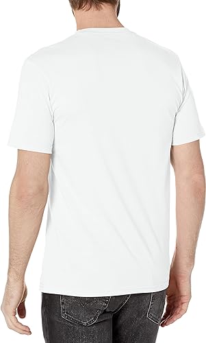 Quiksilver Men's MC Gradient Line White T-Shirt - Comfortable & Stylish Casual Wear for Surfing, Beach & Everyday Outfits