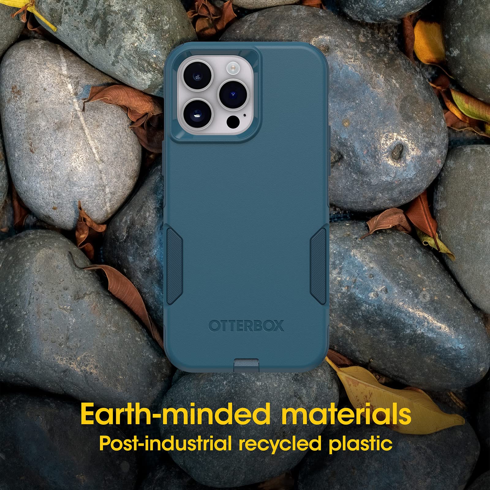 OtterBox Commuter Series Case for iPhone 14 Pro Max - Slim Protective Cover with Port Protection | Shockproof & Drop Proof | Perfect for Work, Travel & Outdoor Activities (Blue)