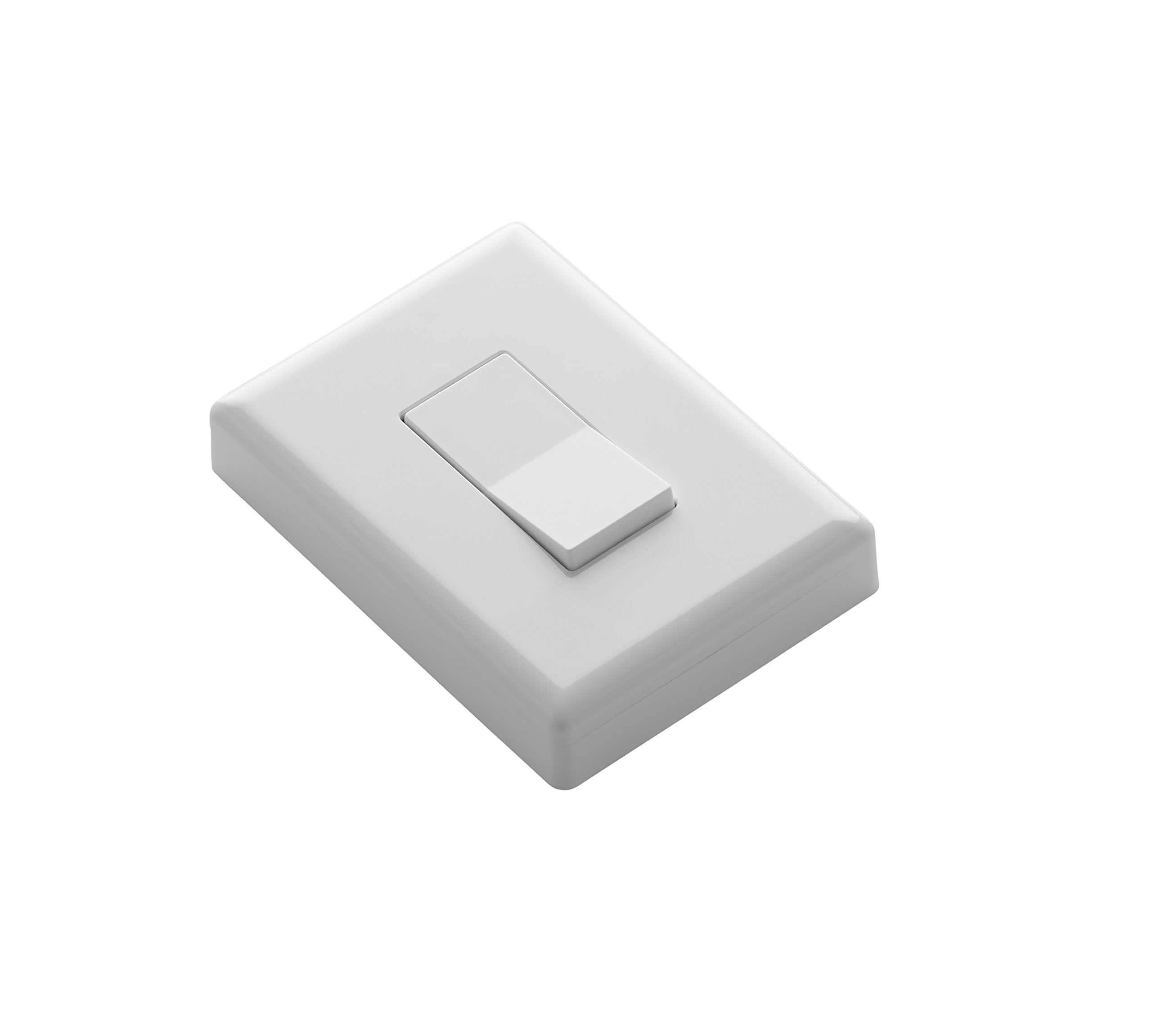 Ecolink ZWAVE Plus Smart Light Switch - White Single Rocker Style for Home Automation & Lighting Control (PN: SDLS2-ZWAVE5) | Perfect for Smart Homes, Bedrooms & Living Rooms