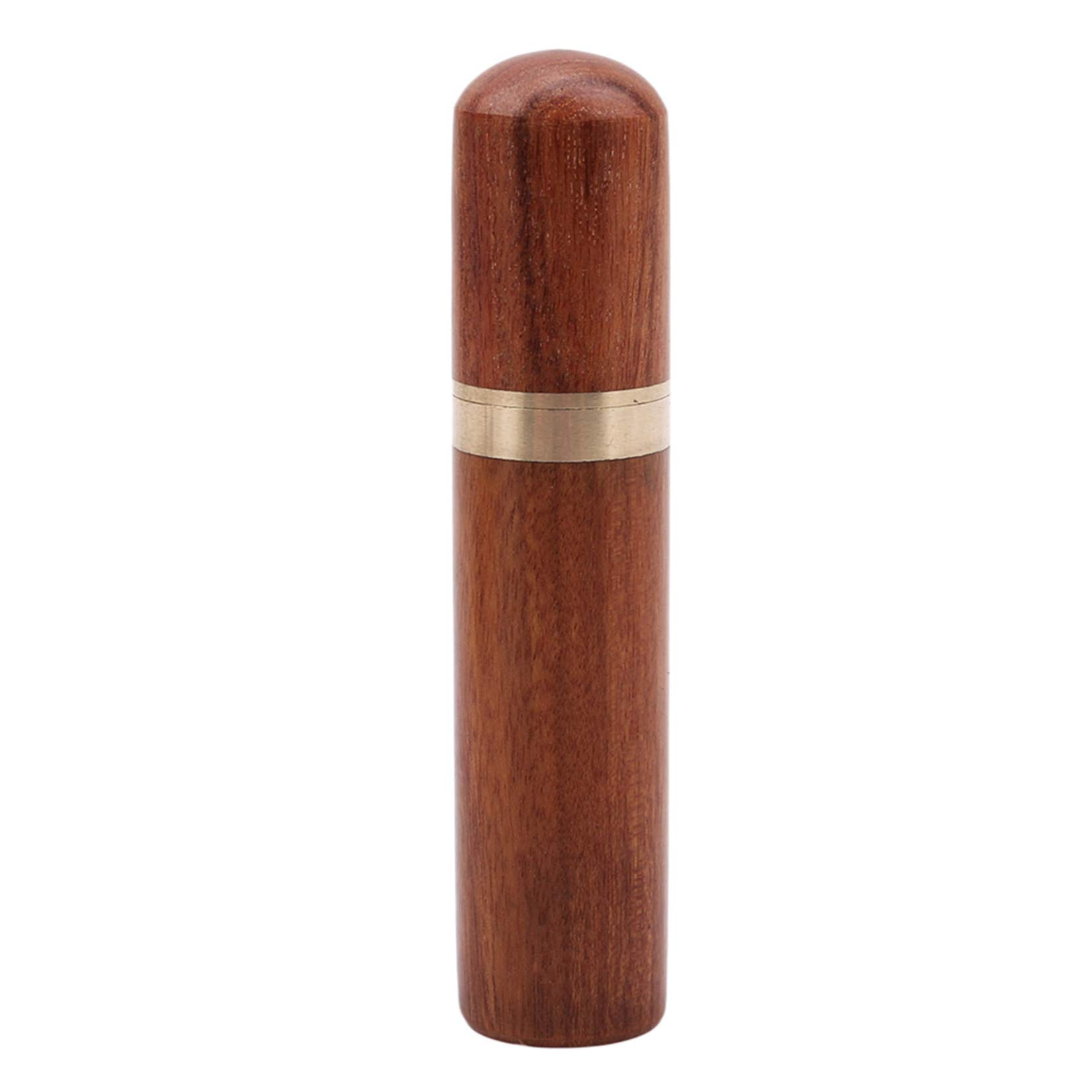 Portable Wooden Toothpick Holder & Mini Needles Storage Tube - Rosewood Travel Organizer for Toothpicks, Sewing Needles & Craft Supplies | Perfect for Travel, Camping & Home Use