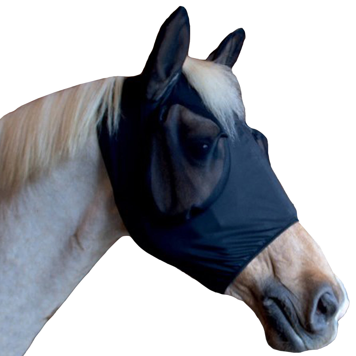 Catago Fir Tech Fly Mask for Horses - Breathable UV Protection Fly Mask with Adjustable Fit - Perfect for Riding, Training, and Pasture Use