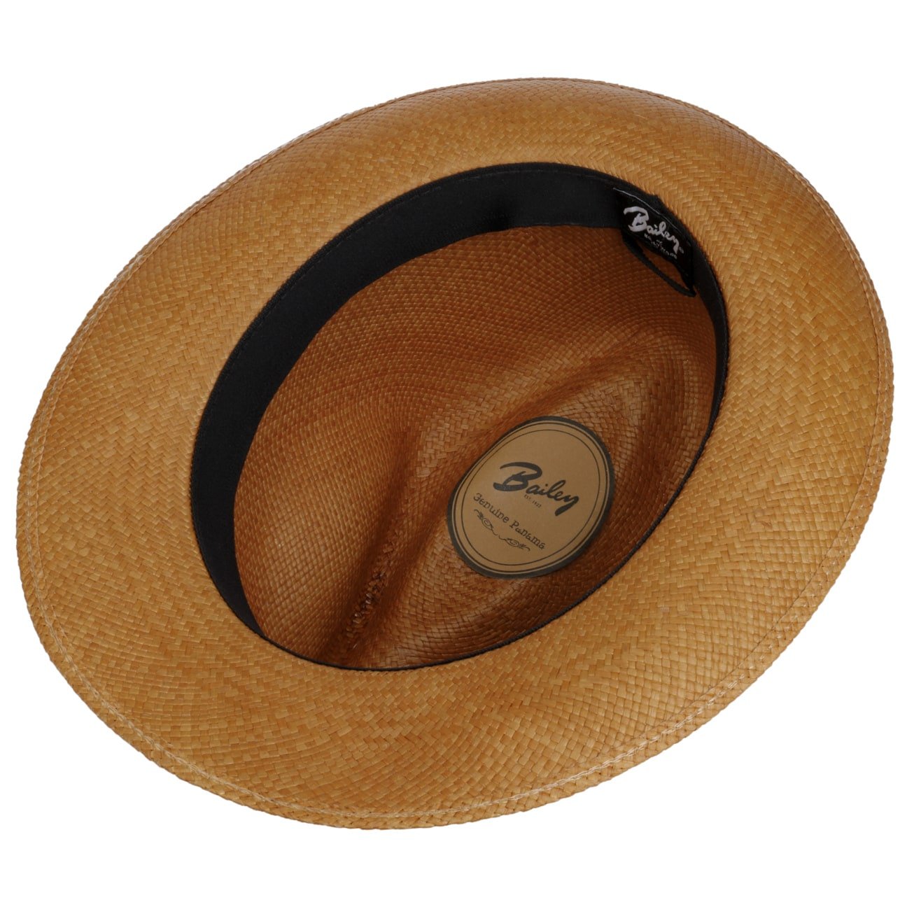 Bailey 1922 Cuban Panama Hat - Handwoven Straw Fedora for Men & Women | Perfect for Beach, Summer Outfits & Outdoor Events