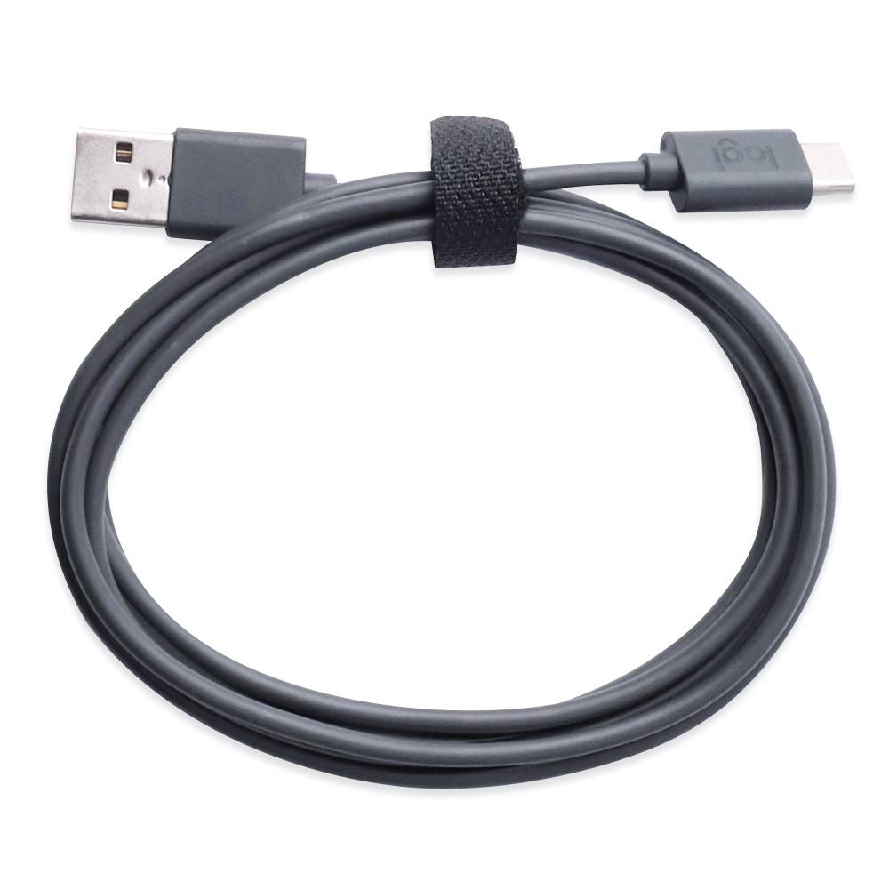 Logitech MX Keys Advanced Wireless Illuminated Keyboard & MX Master 3 Mouse USB-C Charging Cable - Fast Charging Cord for MX Vertical/Anywhere 3 - Perfect for Home Office, Gaming & Productivity Setup