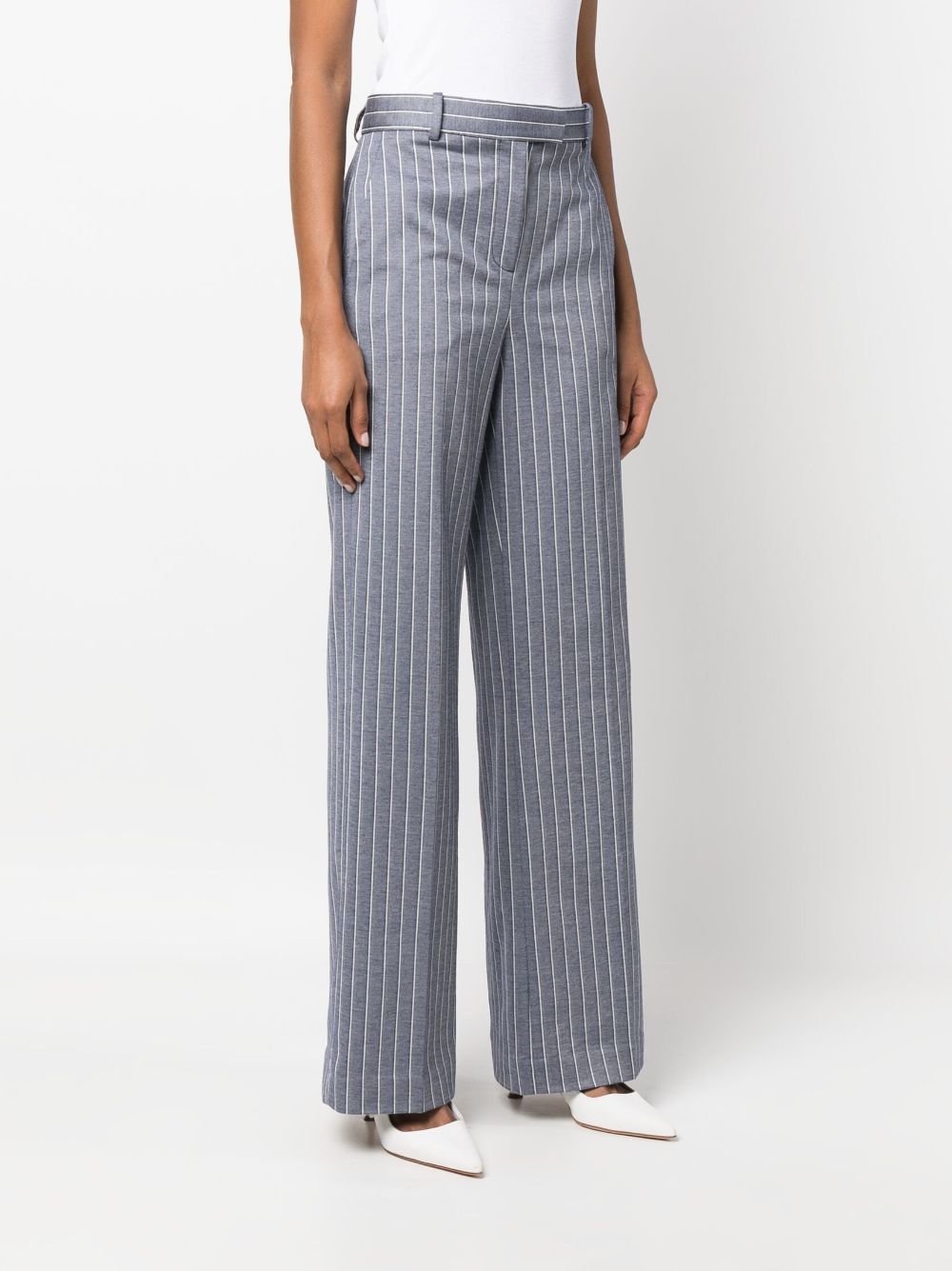Circolo 1901 Men's Slim Fit Stretch Dress Pants in Navy Blue - Perfect for Office Wear & Business Casual Outfits