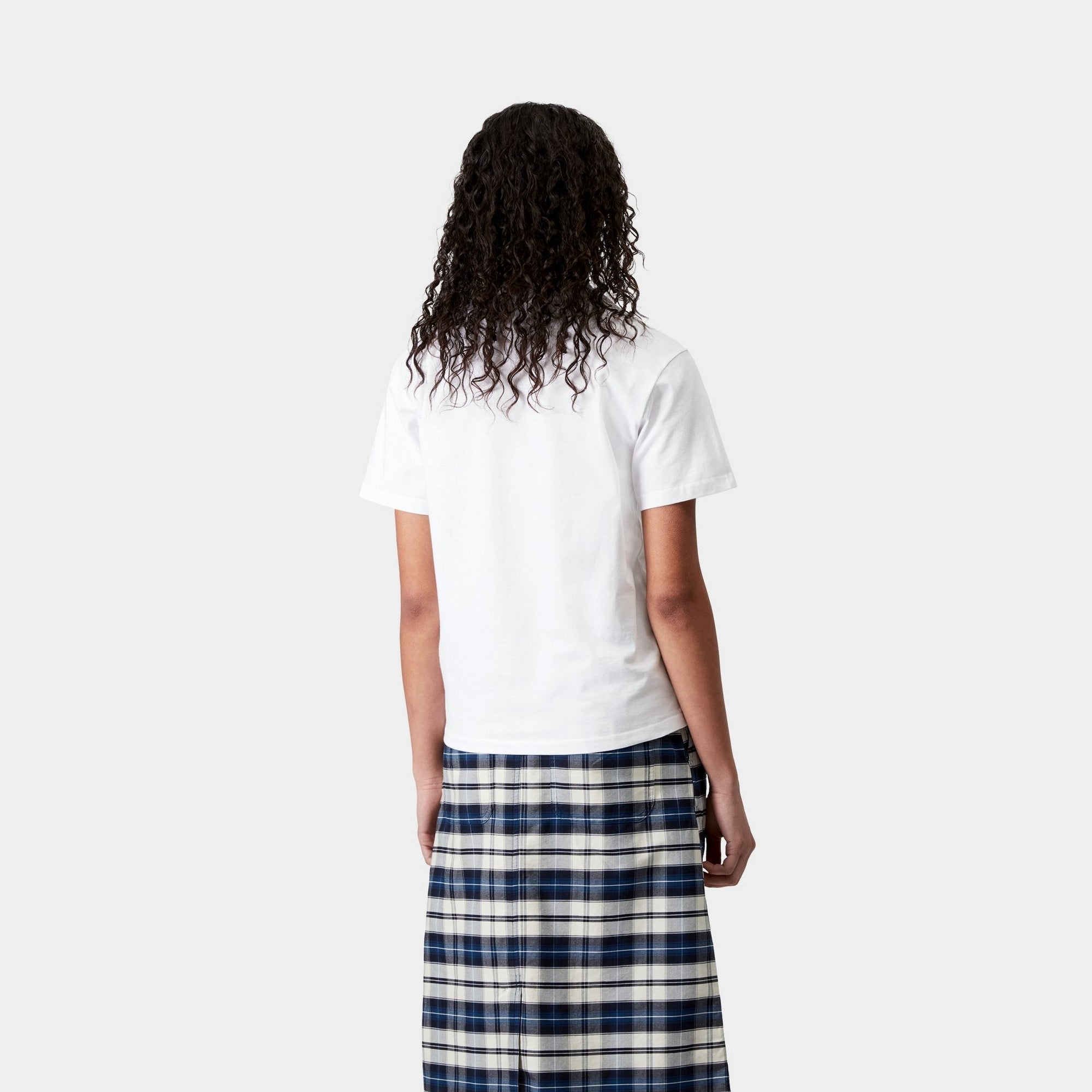 Women's Heart Print Pocket T-Shirt - Soft Cotton Casual Tee for Everyday Wear | White & Red | Perfect for Casual Outings, Dates, and Weekend Errands