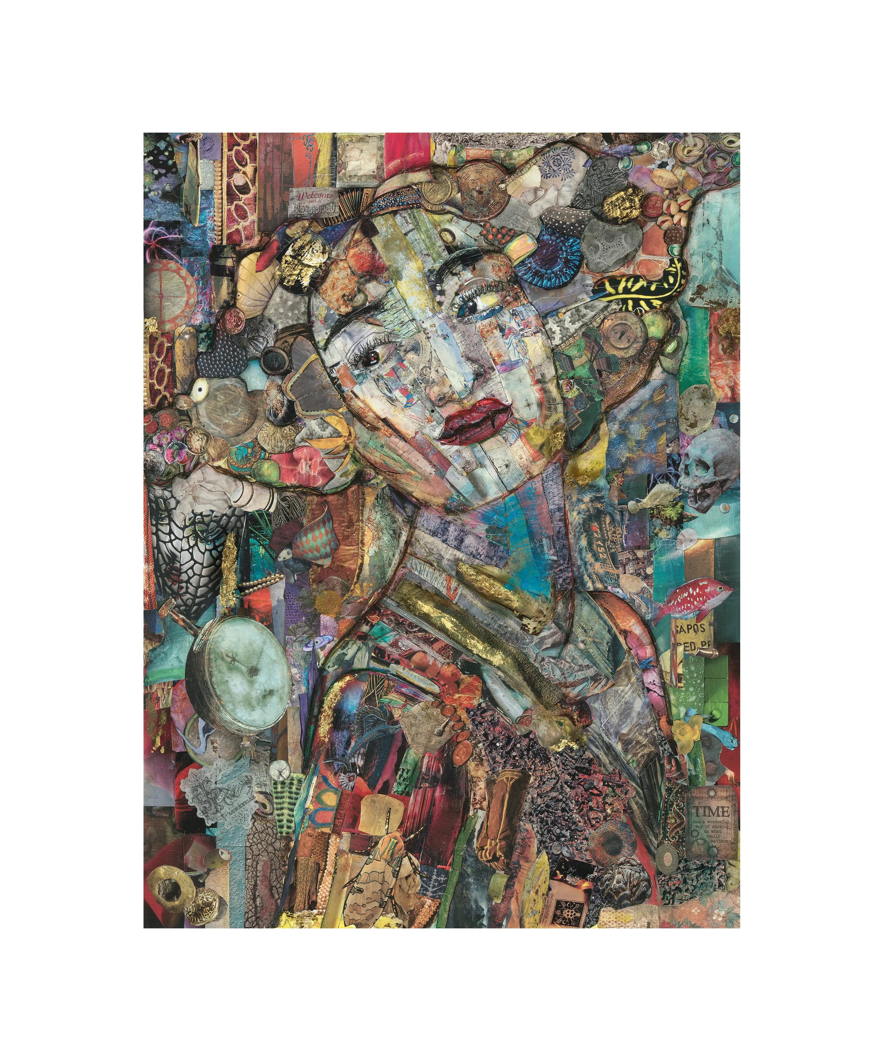 Grace - Hand Embellished Limited Edition Fine Art Print | Wall Decor for Living Room, Bedroom & Office | Premium Home Decoration Gift