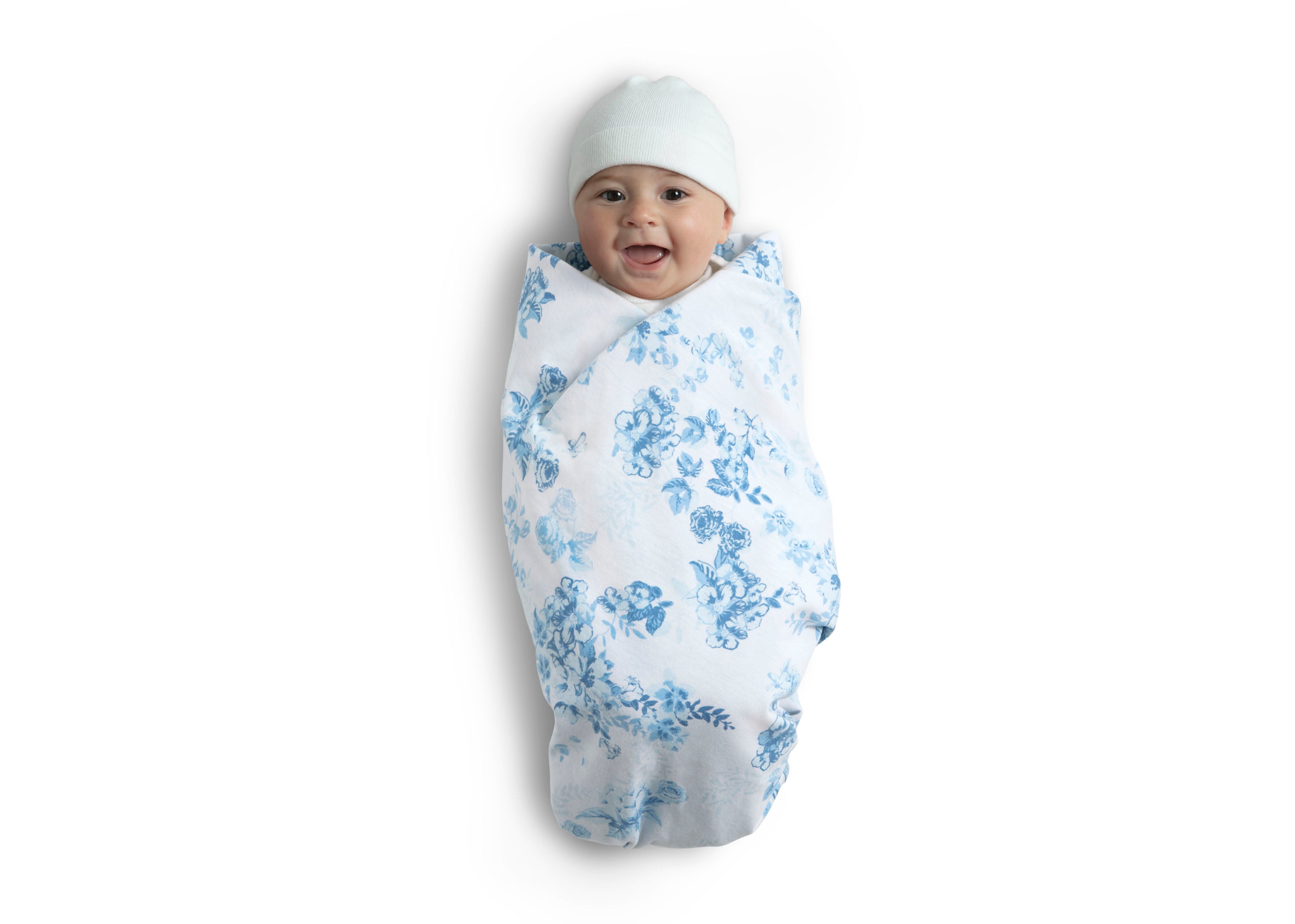 100% Organic Jersey Cotton Baby Receiving Blankets - Soft & Breathable Newborn Swaddle Blankets (2 Pack) - Perfect for Swaddling, Nursing & Stroller Use