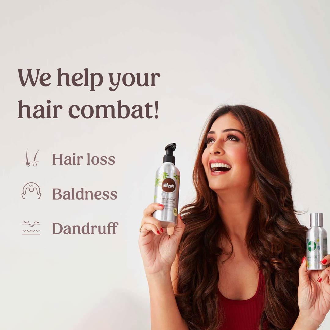 Hairfall Control Kit for Women & Men - Anti Hair Loss Treatment with Natural Ingredients | Perfect for Thinning Hair & Scalp Care at Home