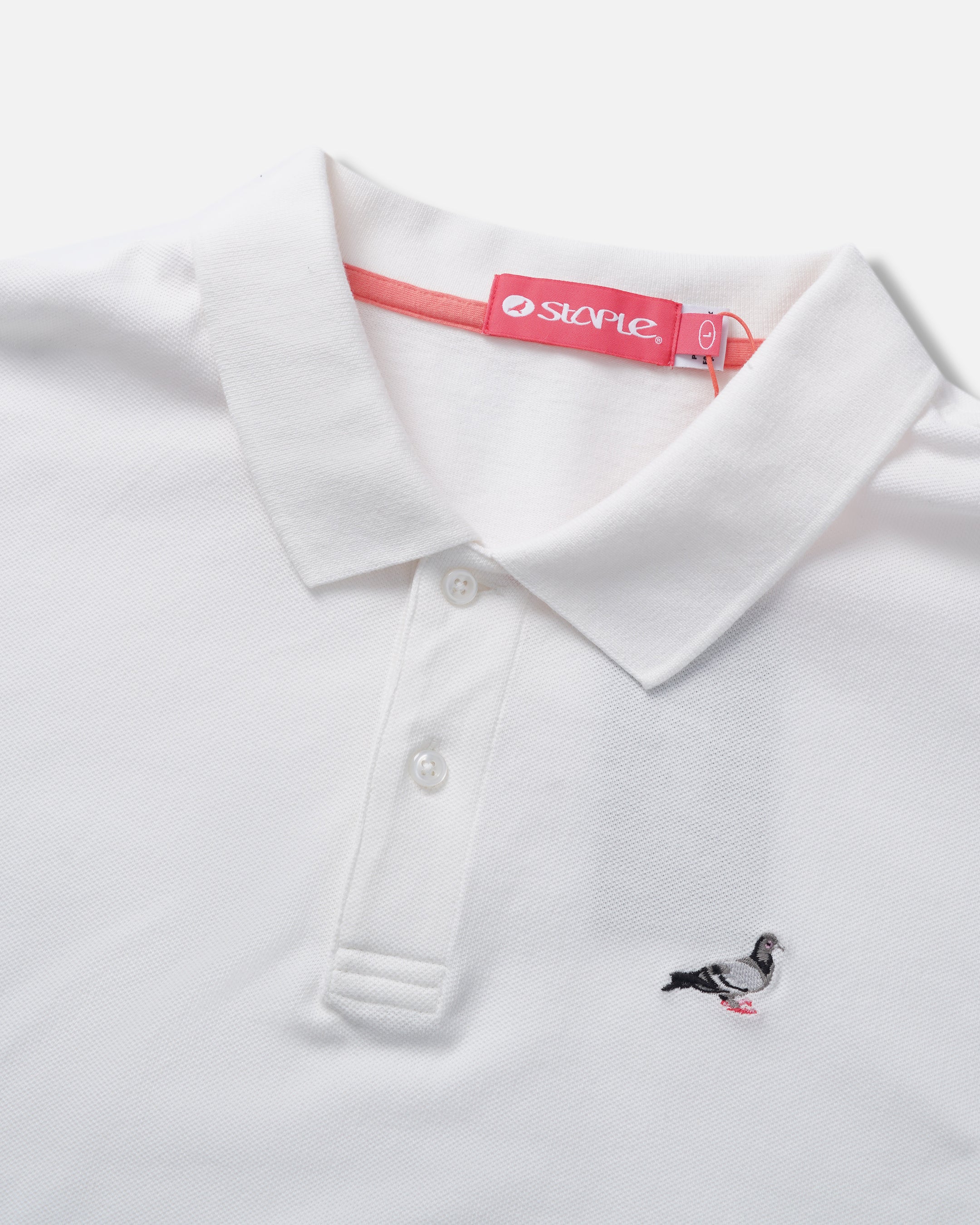 Pigeon Polo Shirt for Men & Women - Comfortable Cotton Casual Golf Shirt with Classic Logo - Perfect for Golf, Tennis, Business Casual & Outdoor Activities