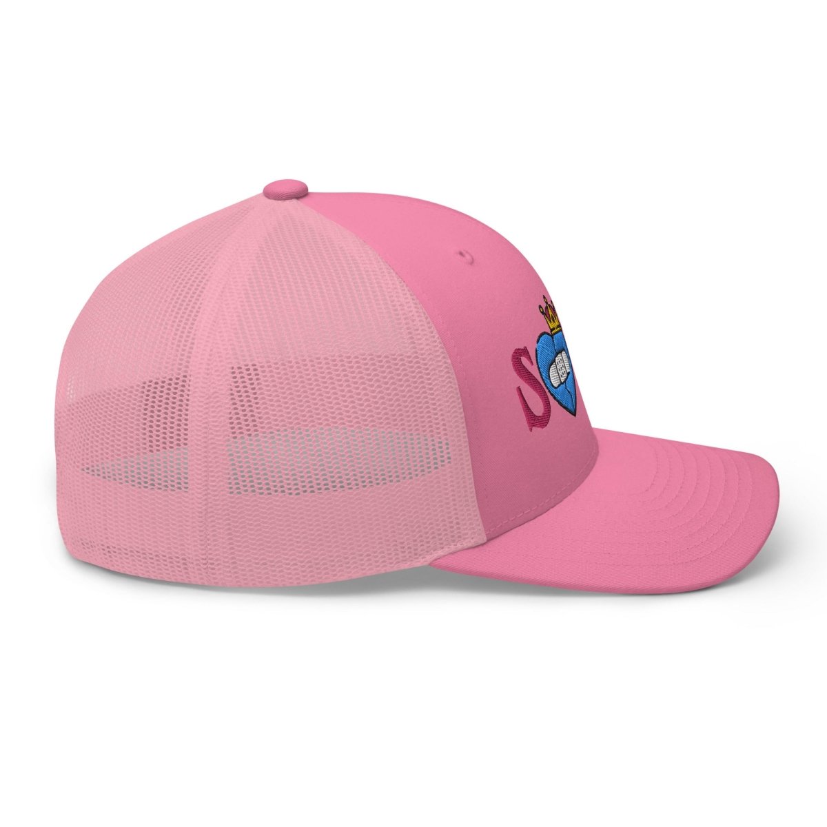 Regal Heart Sober Trucker Cap - Stylish Adjustable Baseball Hat for Men & Women - Perfect for Outdoor Activities, Sports, and Casual Wear