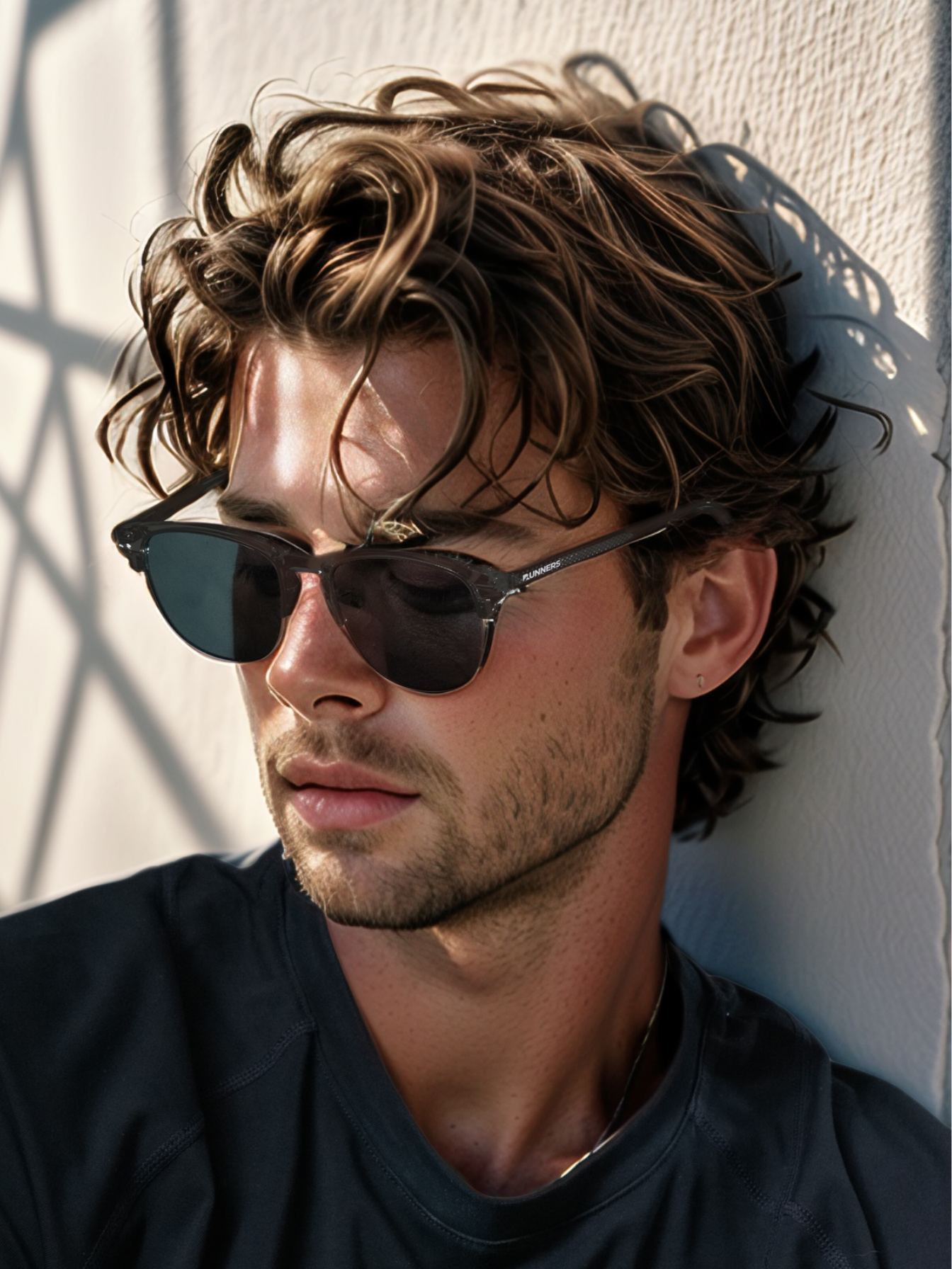 Blackout Semi Rimless Glasses - Stylish & Lightweight Eyewear for Men & Women - Perfect for Driving, Reading & Outdoor Activities