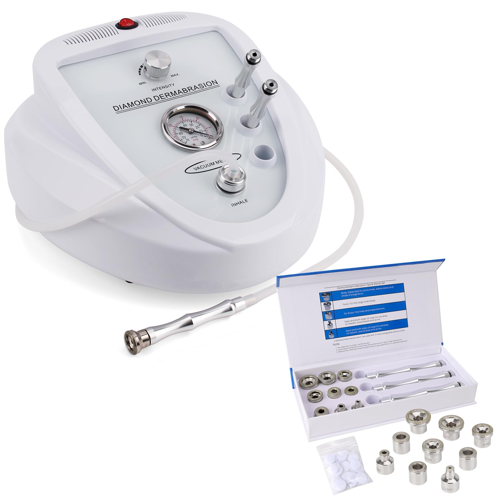 Yofuly Professional Diamond Facial Machine & Exfoliation Tips Kit for Skin Rejuvenation - At-Home Spa Treatment & Anti-Aging Skincare