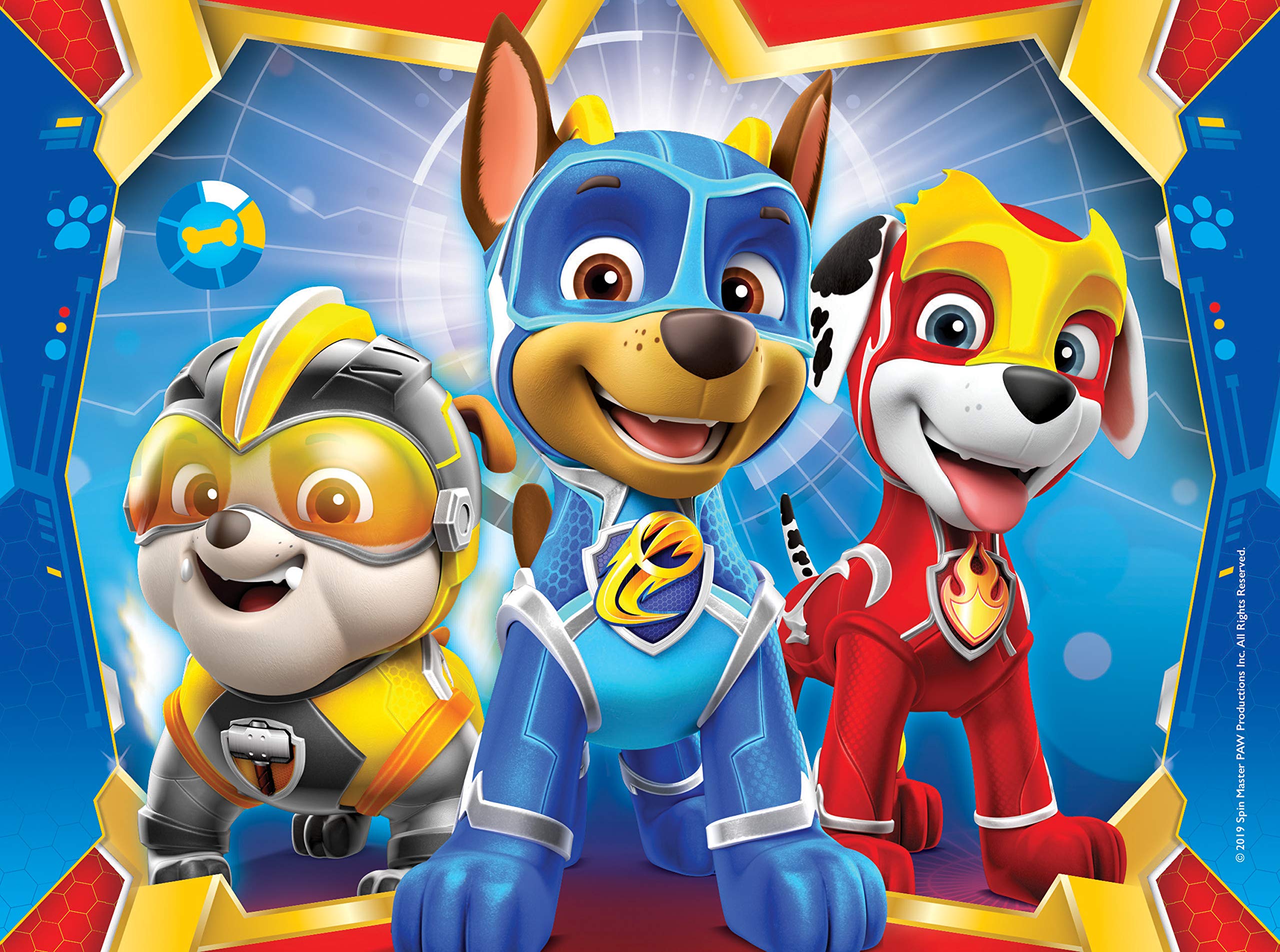 Ravensburger Paw Patrol Mighty Pups 10.2cm Jigsaw Puzzles (12, 16, 20, 24 Pieces) - Kids Puzzle for Ages 3+ - Multicolor Educational Toy (3029) - Perfect for Birthday Gifts & Early Learning Activities