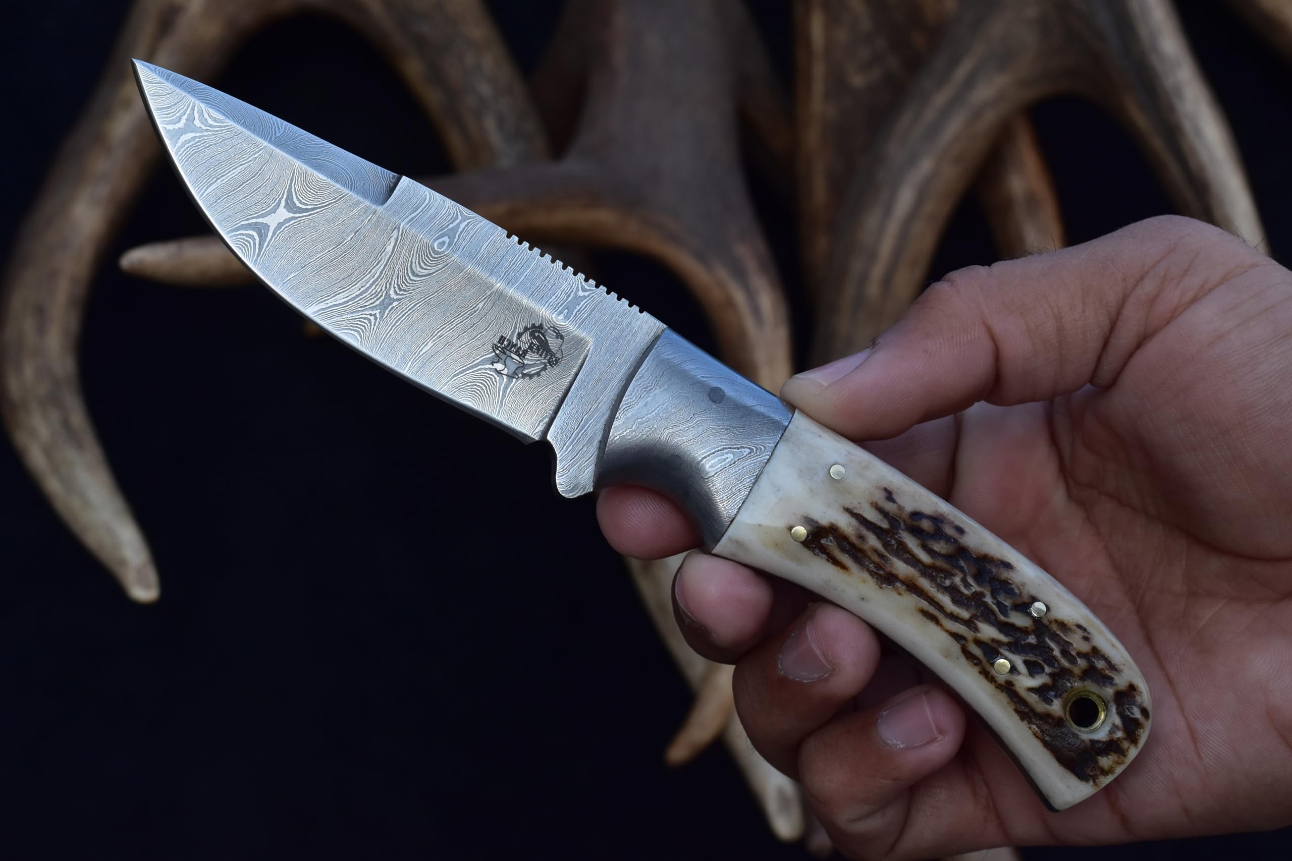 Handmade Damascus Steel Knife 7.5