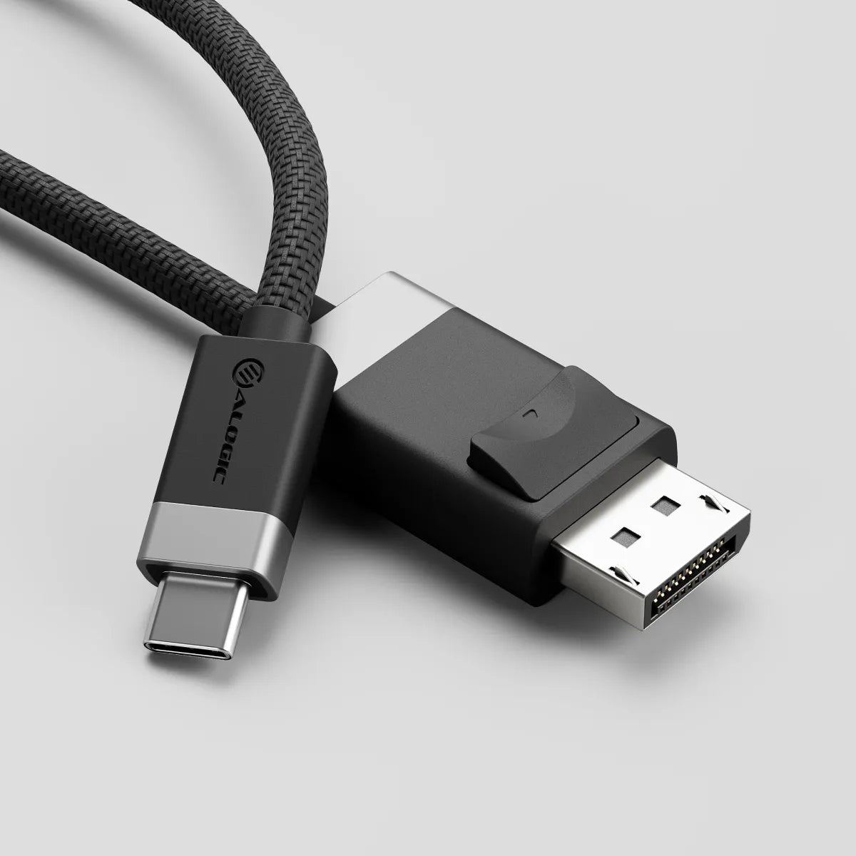 Fusion USB C to DisplayPort 1.2 Cable 6.6ft - 4K@60Hz High-Speed Video & Audio Adapter for MacBook Pro, Dell XPS, Surface Pro - Home Office & Gaming Setup