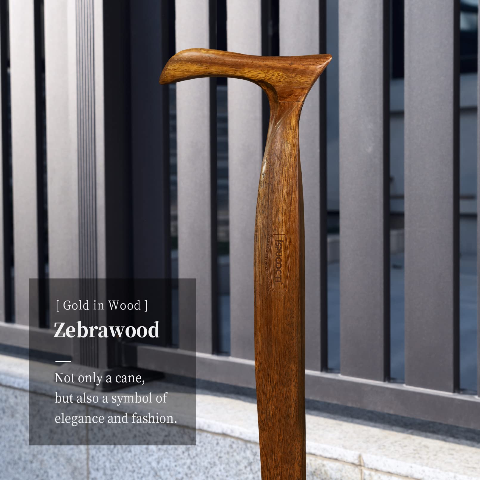 Premium Wooden Walking Cane for Men & Women - Natural Solid Wood Cane with 3 Rubber Tips | Heavy Duty Walking Stick for Seniors | Ergonomic Design with Travel Bag | Perfect for Hiking, Travel & Daily Support