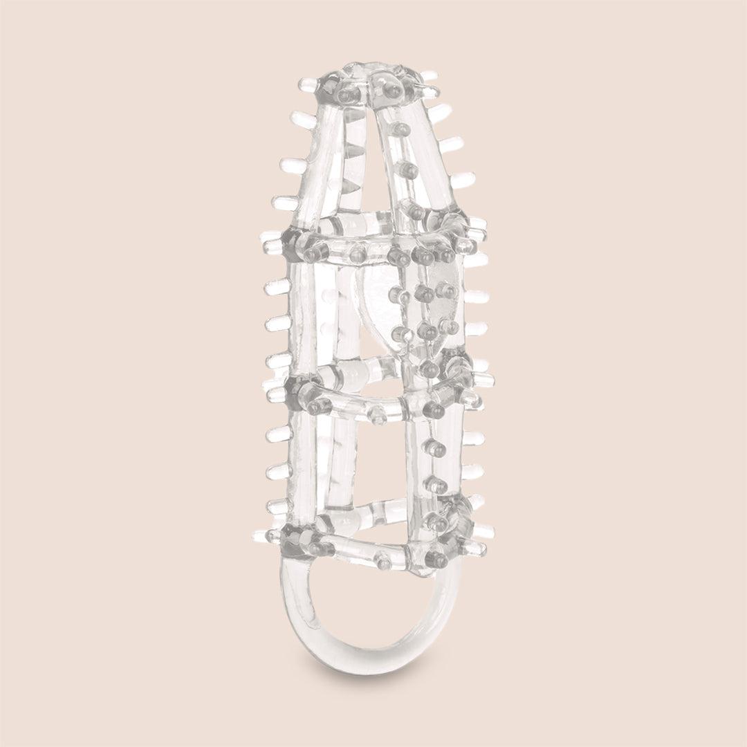 CalExotics Ultimate Cock Cage with Textured Exterior - Comfortable & Secure Male Chastity Device for Long-Term Wear - Perfect for BDSM, Couples Play & Tease Control